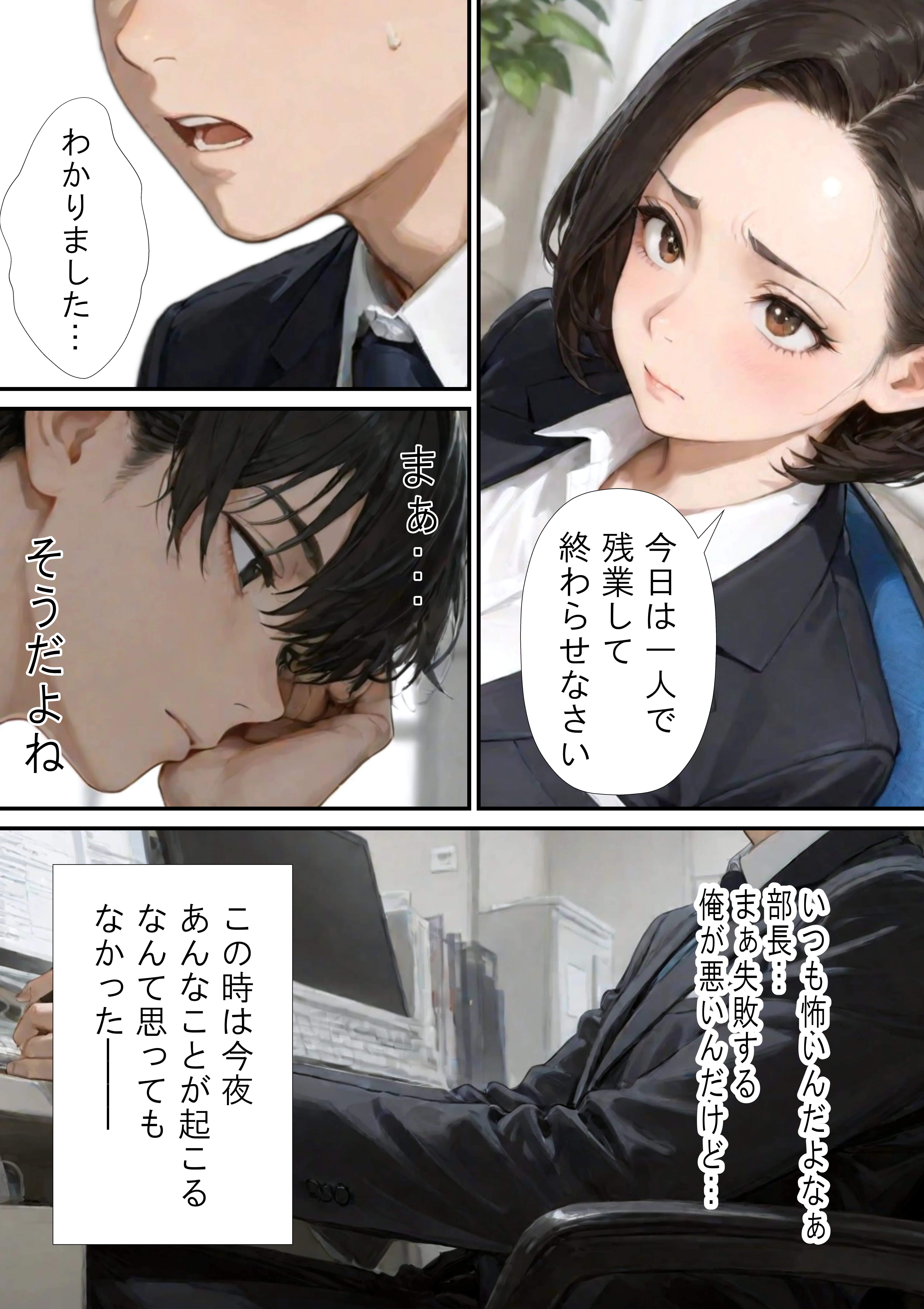 勤務中とのギャップに勃起不可避！仕事で失敗ばかりの俺が人妻上司（48）と残業したら濡れ濡れセックス始まった話 熟女・人妻・主婦・巨乳 サンプル4ページ目（ラブ熟）