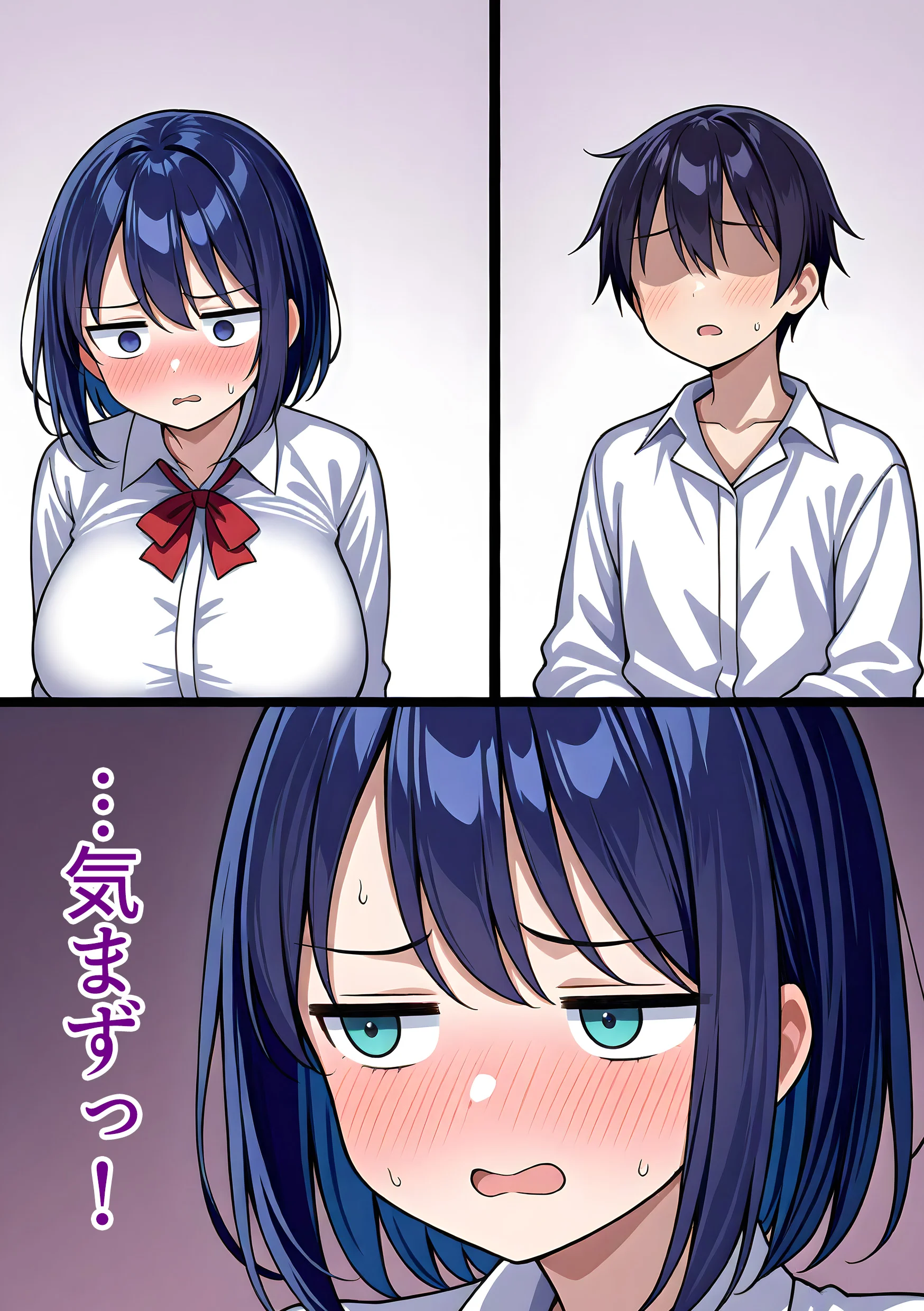 ジト目巨乳のゲームオタクJKと中出しセックスする話 処女・巨乳・中出し サンプル16ページ目（ぬるぬるアニメ）