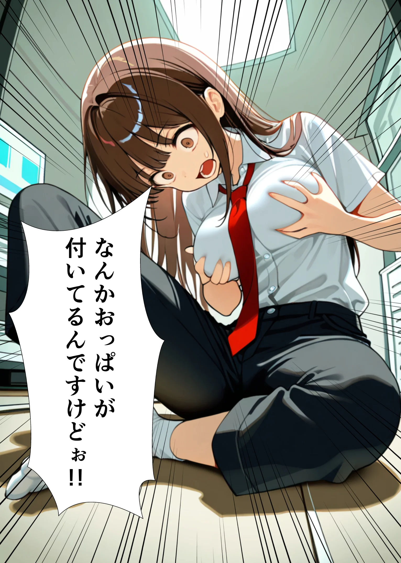 女体化したので大好きだった親友を寝取った話 制服・性転換・女体化・幼なじみ サンプル8ページ目（悪魔ほろほろ）