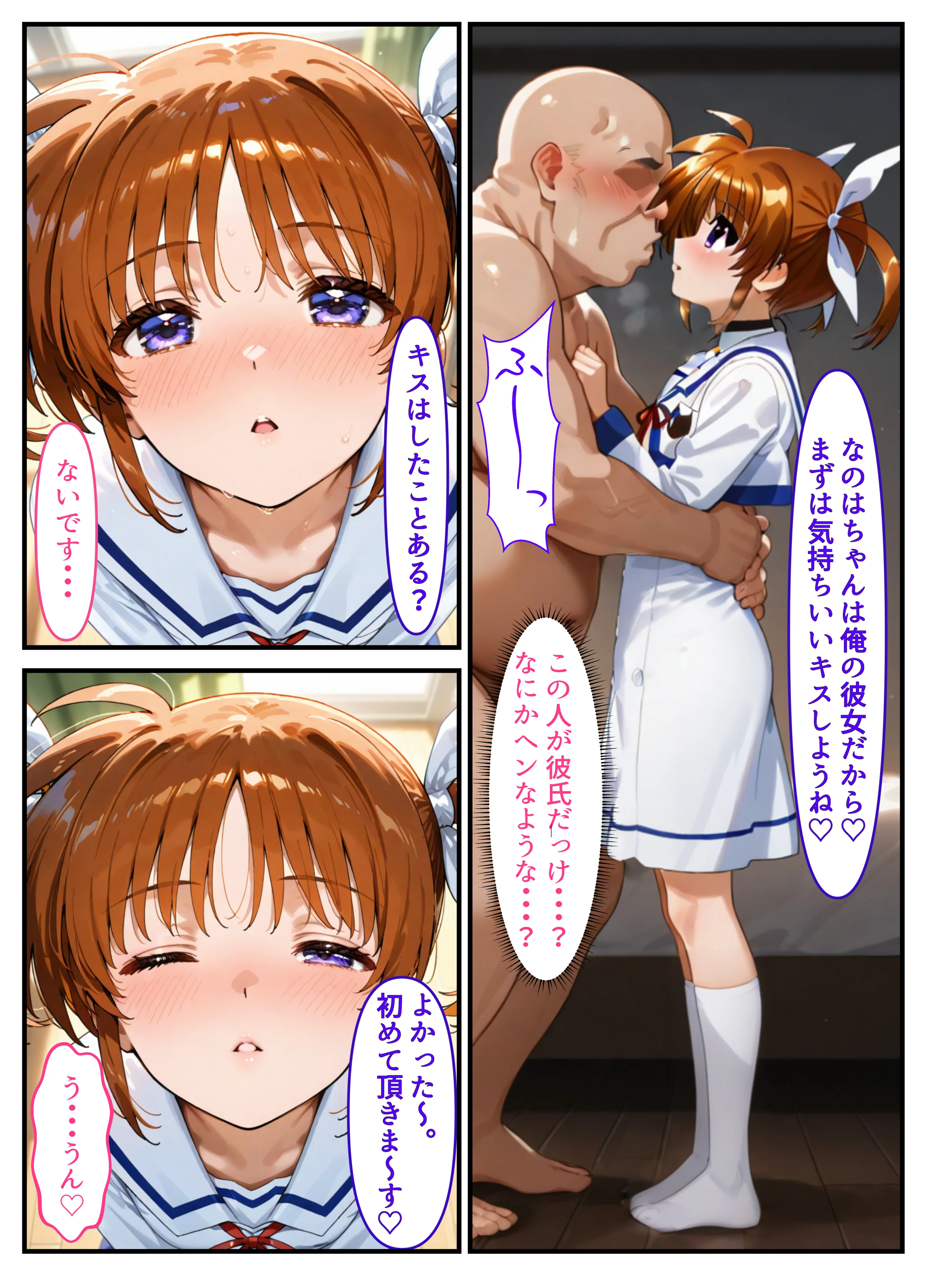 催●少女リリカルな〇は  コスプレ調教孕ませステージ 処女・体操着・ブルマ・競泳・スクール水着 サンプル5ページ目（クーネル三ダース）