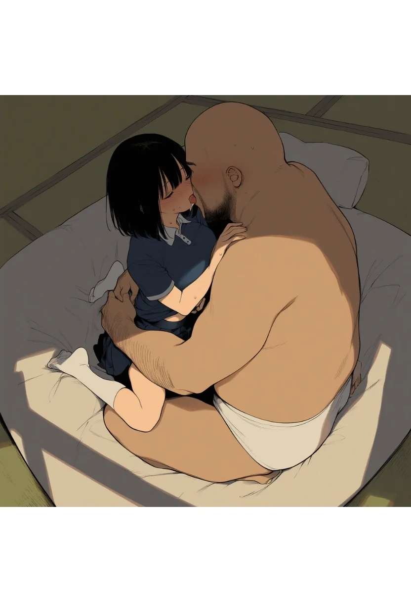 私と先生の卒業式〜禁断の関係、教え子とのセックスがこんなにも気持ちいいなんて〜 制服・処女・中出し サンプル14ページ目（竿役が種付けおじさんじゃないとヌケないんだが・・・）