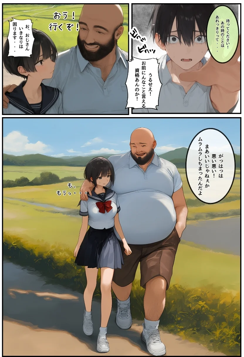 【僕の寝取らせ夏休み】あの日見た種付けプレスを僕はまだ忘れられない 野外・露出・寝取り・寝取られ・NTR・中出し サンプル4ページ目（竿役が種付けおじさんじゃないとヌケないんだが・・・）