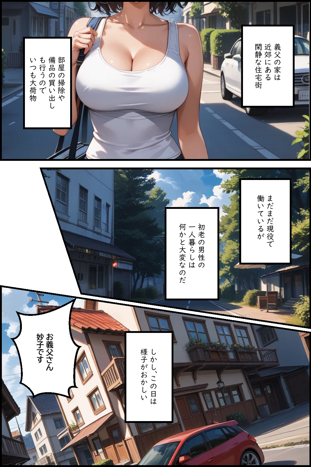 義父の計画 5 〜種付け記念日〜 妙子編 （上巻） 拘束・人妻・主婦・巨乳 サンプル9ページ目（ピンク堂書店）