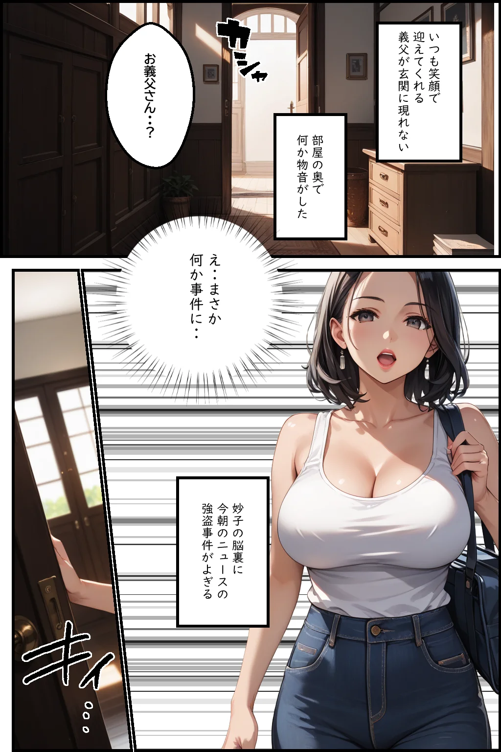 義父の計画 5 〜種付け記念日〜 妙子編 （上巻） 拘束・人妻・主婦・巨乳 サンプル10ページ目（ピンク堂書店）