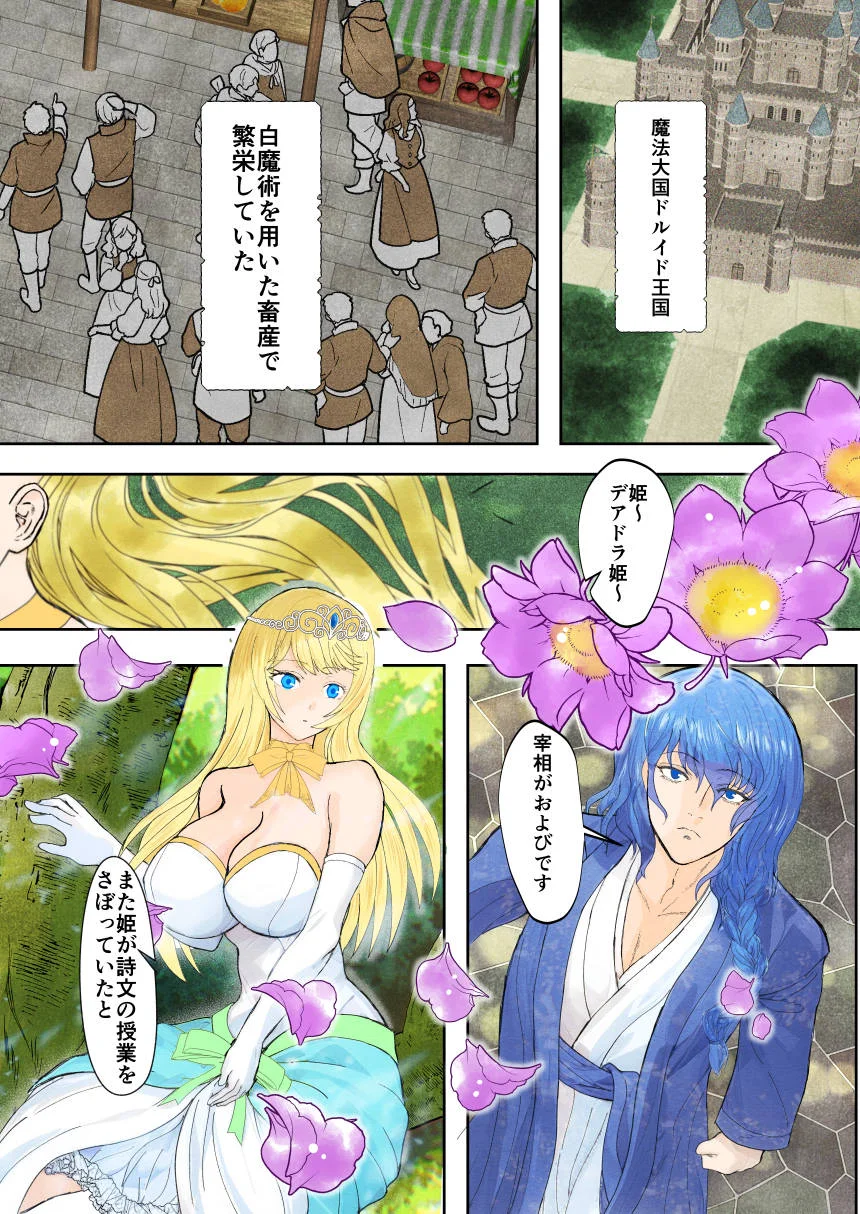 敗戦国ノ王女〜肉穴奴●の刻印〜 ファンタジー・処女・お姫様 サンプル1ページ目（Killout）