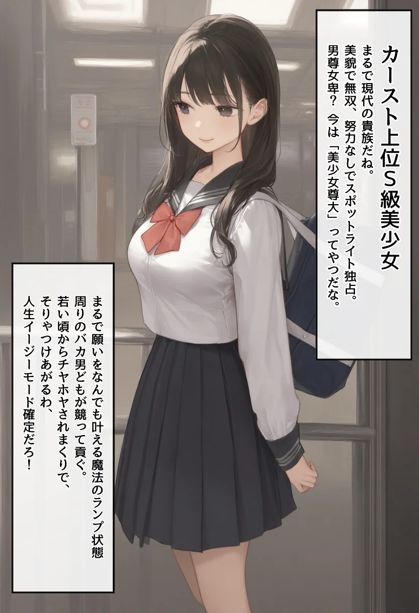 【無敵の人】人生に絶望した弱者男性のおじさんが無敵になるまで 辱め・制服・処女 サンプル11ページ目（竿役が種付けおじさんじゃないとヌケないんだが・・・）