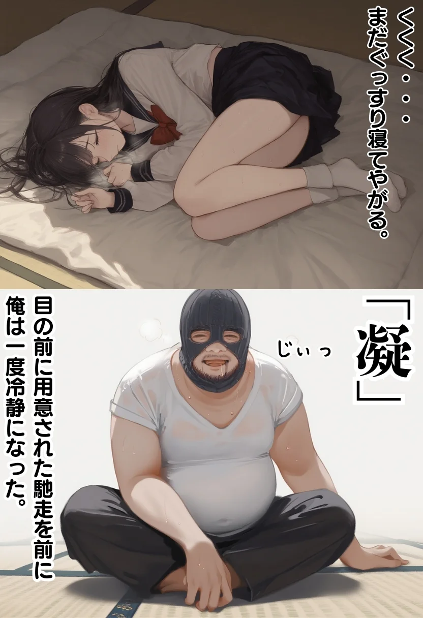 【無敵の人】人生に絶望した弱者男性のおじさんが無敵になるまで 辱め・制服・処女 サンプル18ページ目（竿役が種付けおじさんじゃないとヌケないんだが・・・）