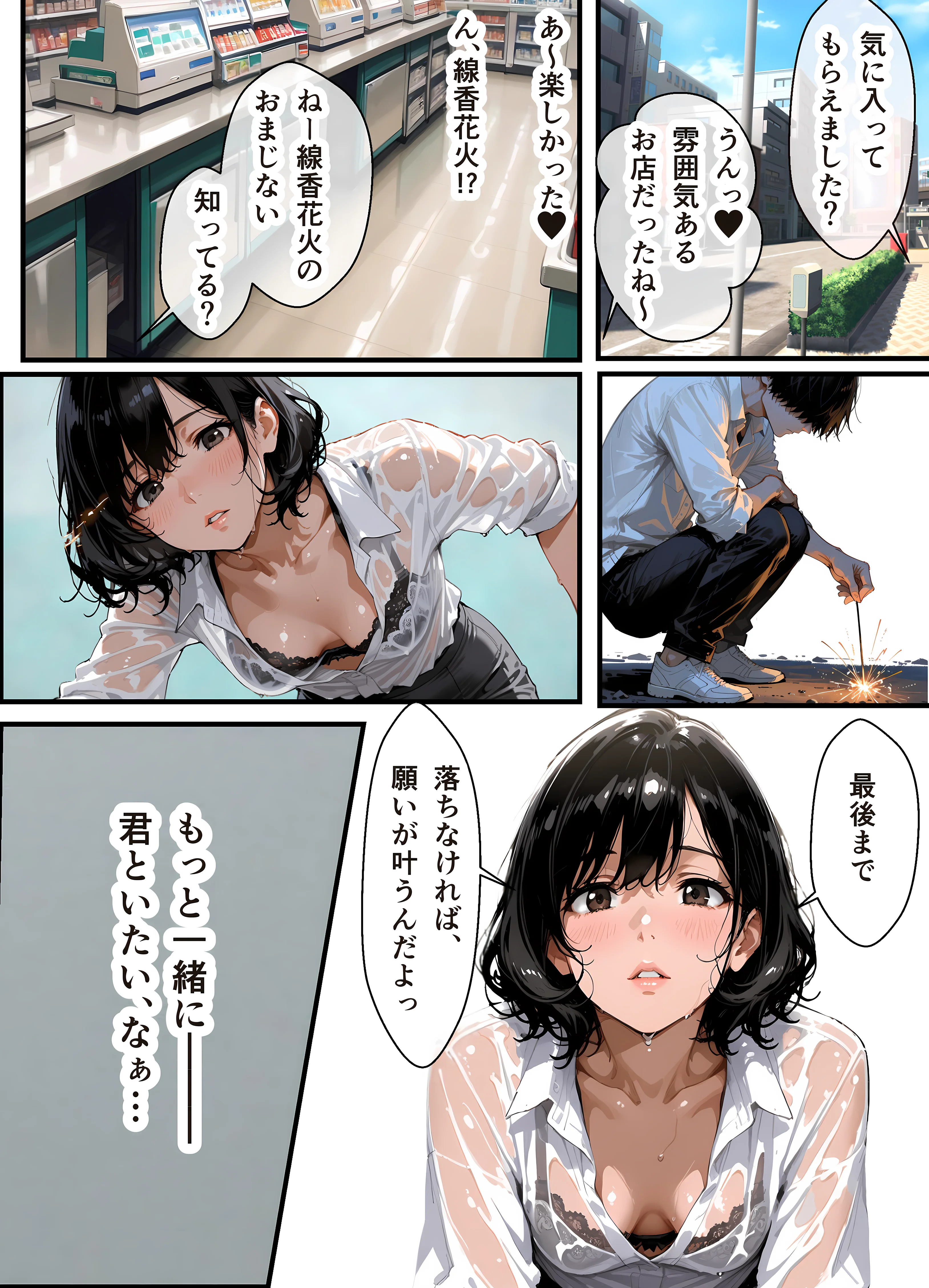 バイト先の濡れ美乳人妻（37）は、あの夜の甘Sセックスで脳イキ潮吹きアクメを経験してました・NTRを忘れて純愛を知った夏 辱め・OL・人妻・主婦 サンプル9ページ目（(人妻・主婦・母)と甘Sエッチのなぐさめ屋）