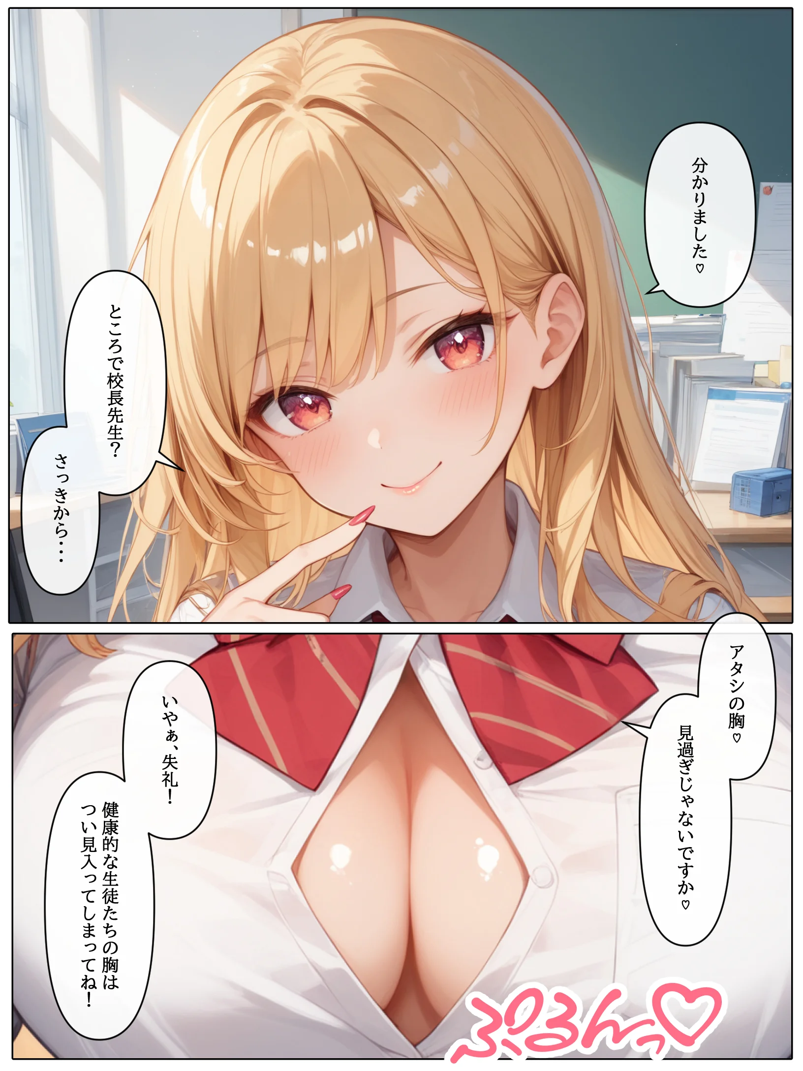 【コミック版】性処理学園〜ギャル転校生編〜 辱め・制服・学園もの サンプル5ページ目（AOI-Atelier）
