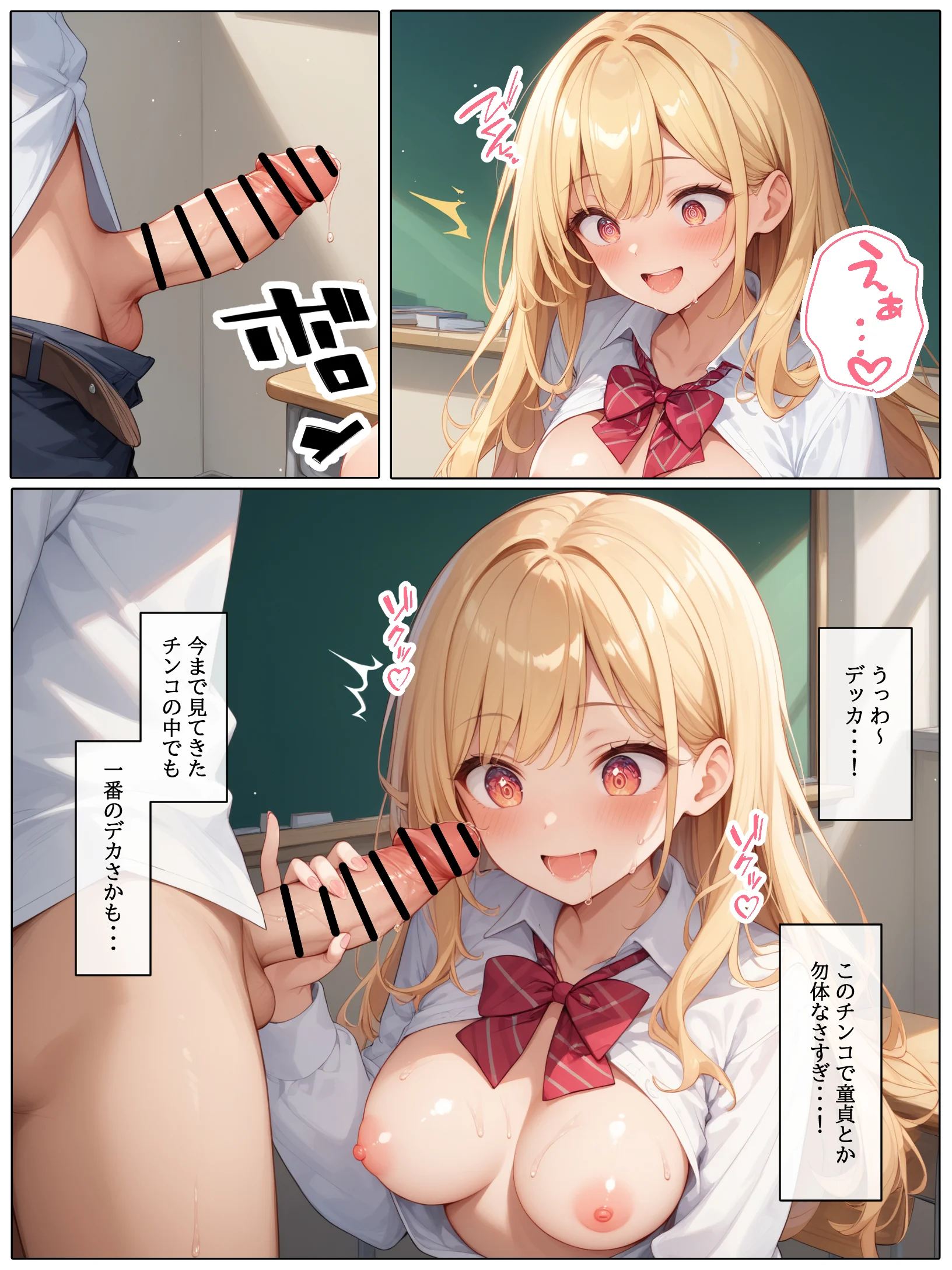【コミック版】性処理学園〜ギャル転校生編〜 辱め・制服・学園もの サンプル24ページ目（AOI-Atelier）