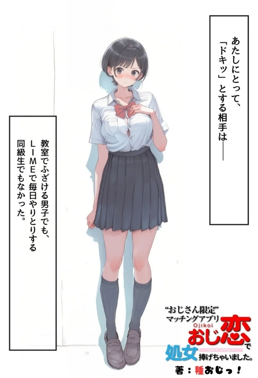 おじさん限定マッチングアプリ【おじ恋】で処女捧げちゃいました。 制服・処女・巨乳 サンプル3ページ目（竿役が種付けおじさんじゃないとヌケないんだが・・・）