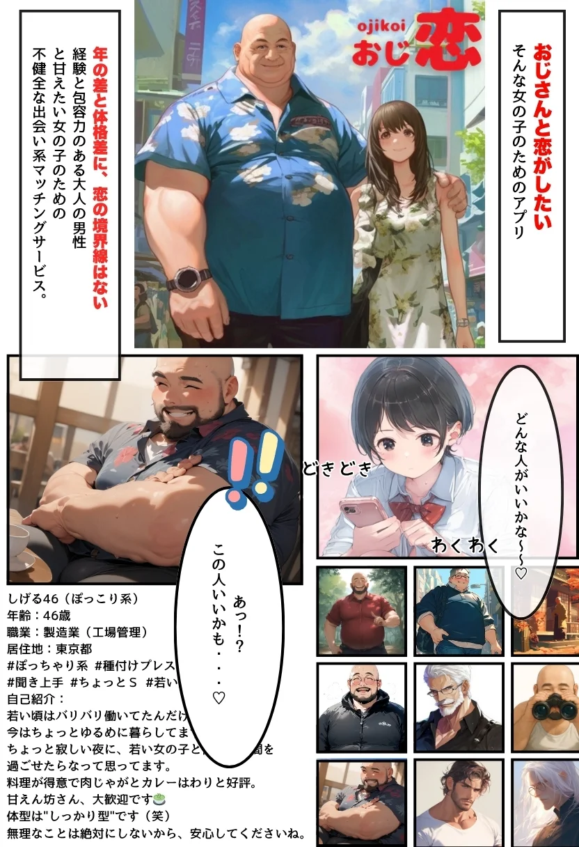 おじさん限定マッチングアプリ【おじ恋】で処女捧げちゃいました。 制服・処女・巨乳 サンプル17ページ目（竿役が種付けおじさんじゃないとヌケないんだが・・・）