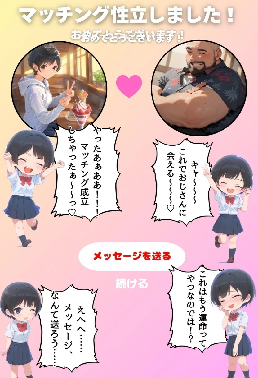 おじさん限定マッチングアプリ【おじ恋】で処女捧げちゃいました。 制服・処女・巨乳 サンプル20ページ目（竿役が種付けおじさんじゃないとヌケないんだが・・・）