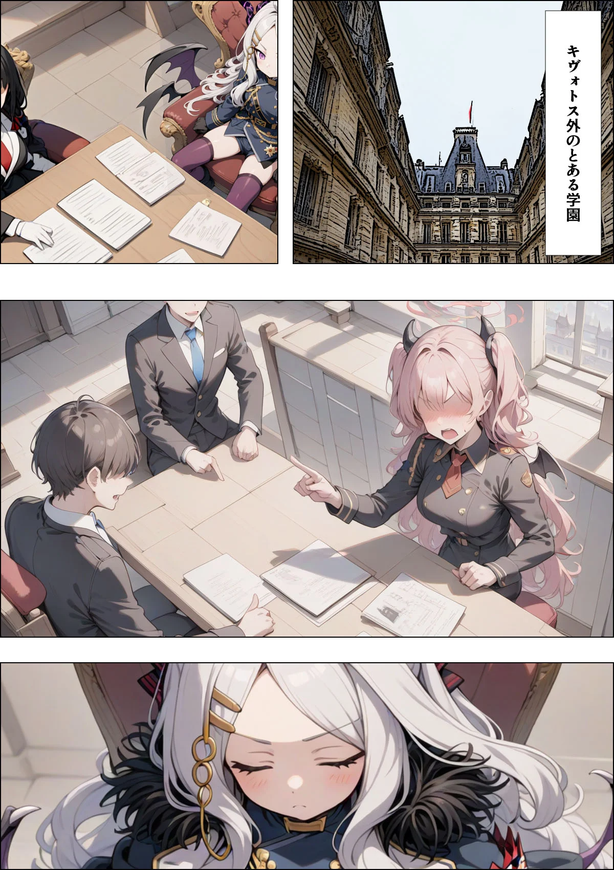 ヒロイン全員汚っさんの肉便器 孕み袋に墜ちた大切な生徒達 拘束・辱め・処女 サンプル13ページ目（山口雄太郎）