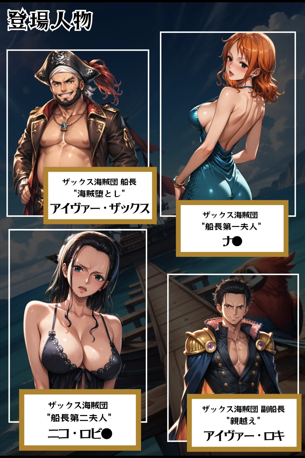巨乳海賊狩り 3 〜服従の証 完全妊娠 Wフェラ〜 異物挿入・巨乳・寝取り・寝取られ・NTR サンプル2ページ目（ピンク堂書店）