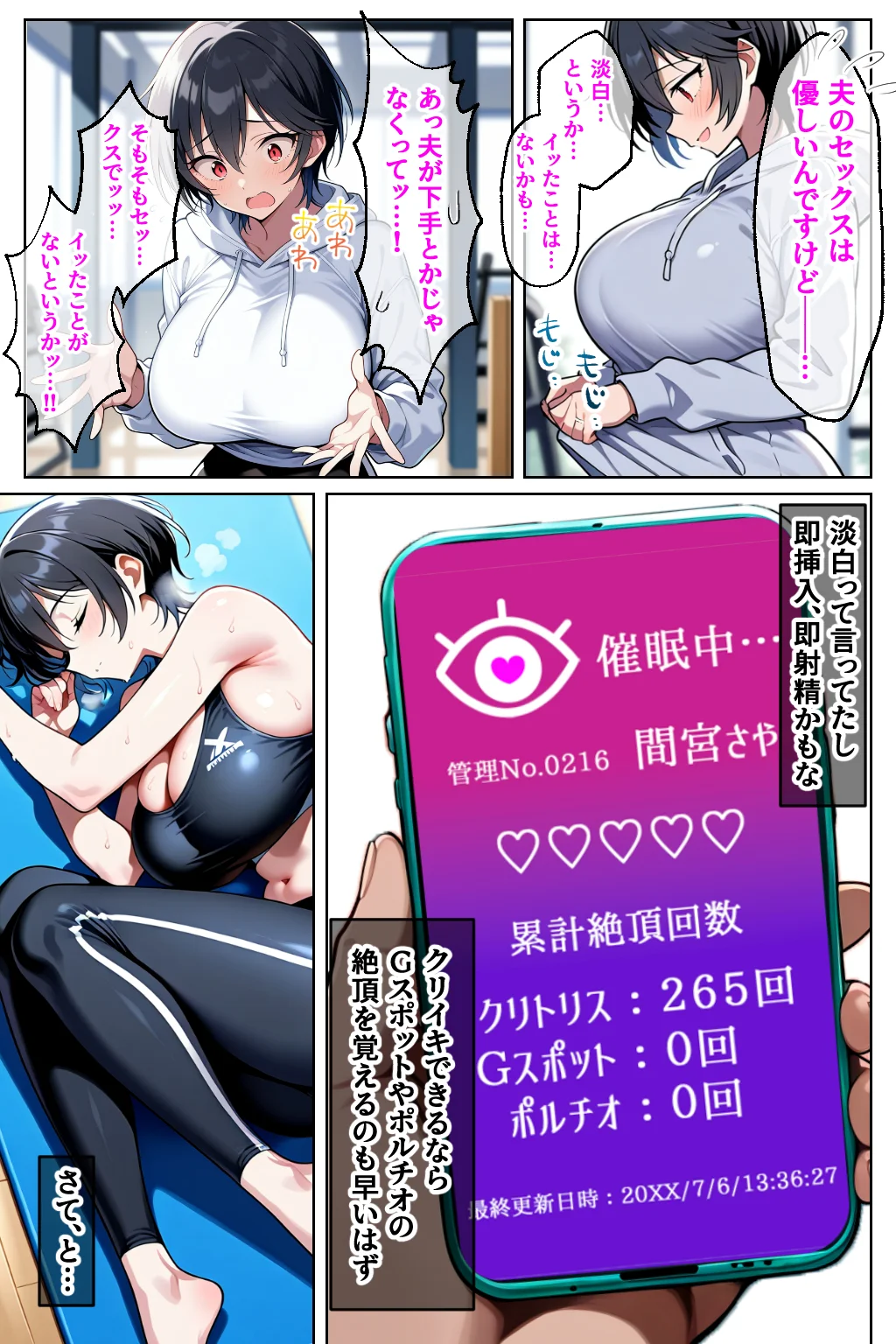 催◯セクササイズジム3〜清楚な人妻OLを洗脳で夫と思わせ何度も危険日種付け托卵セックス〜 辱め・OL・人妻・主婦 サンプル16ページ目（Neo TRance（ネオ・トランス））