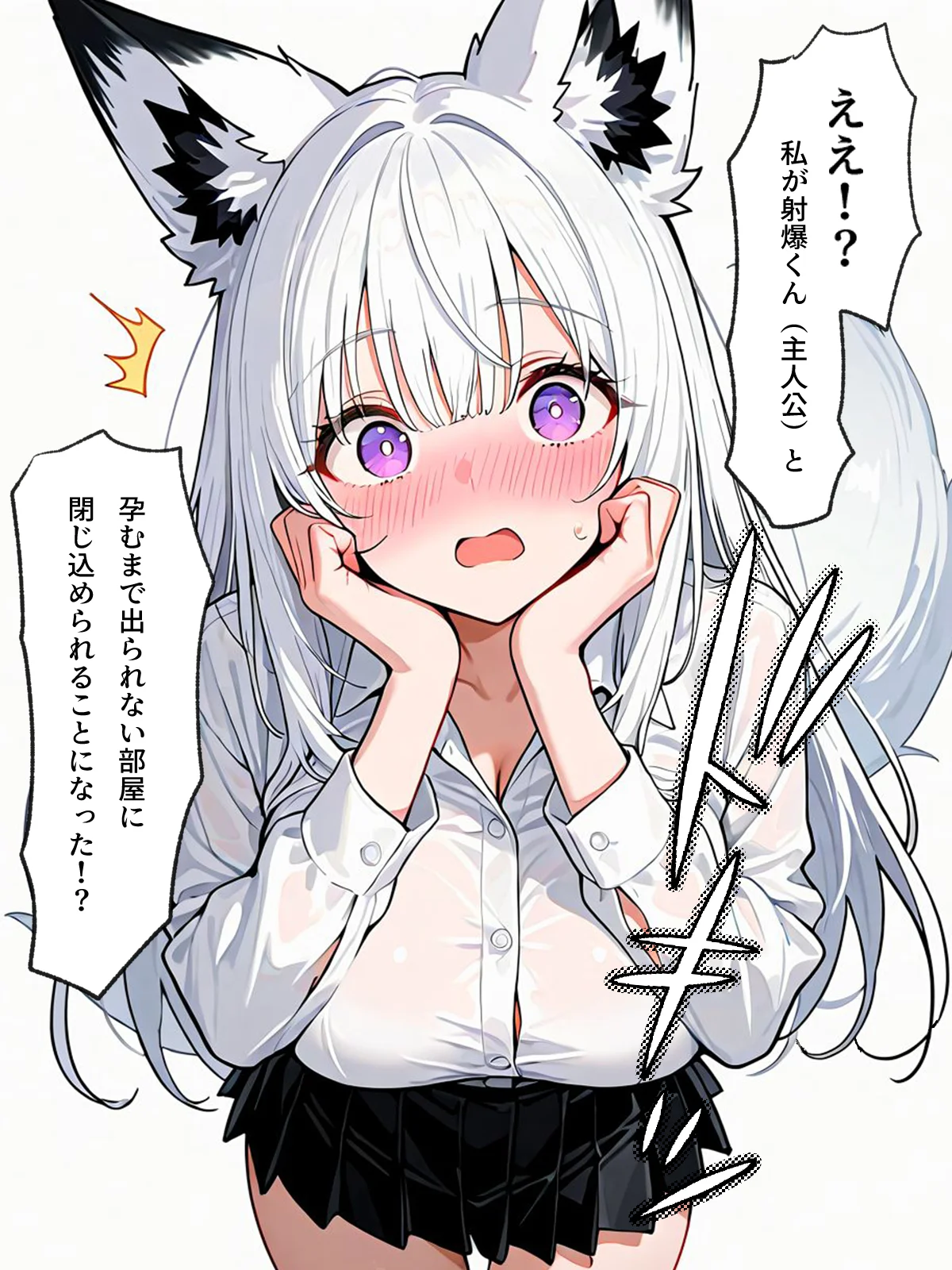 孕ませなきゃ出られないケモミミ強●受精学園 制服・学園もの・中出し サンプル2ページ目（ぱんこ）