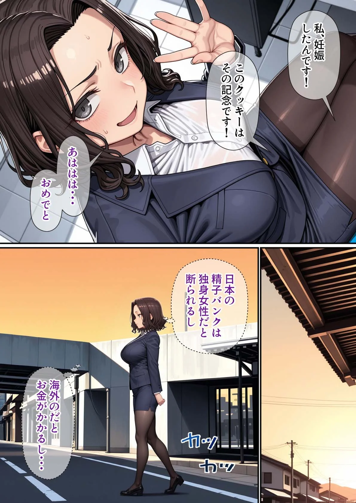 妹（34）、妊活のため「直接注入」で兄に精子提供を求める 中出し・人妻・主婦・処女 サンプル5ページ目(パルテノンの宴)