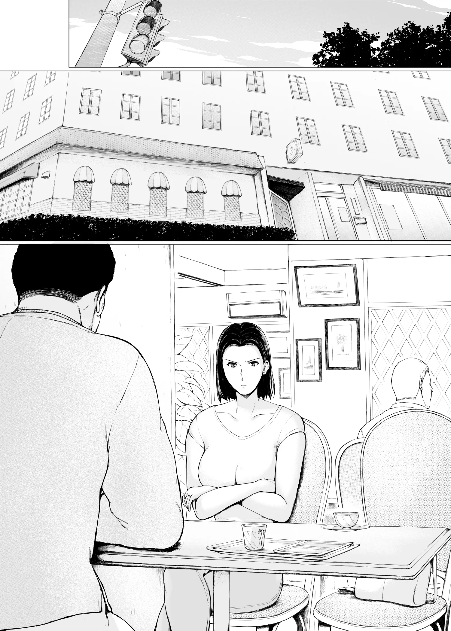 おくさん一晩黙ってわしに抱かれぇな NTR・寝取られ・フェラ・不倫 サンプル4ページ目(プルポアゾン)