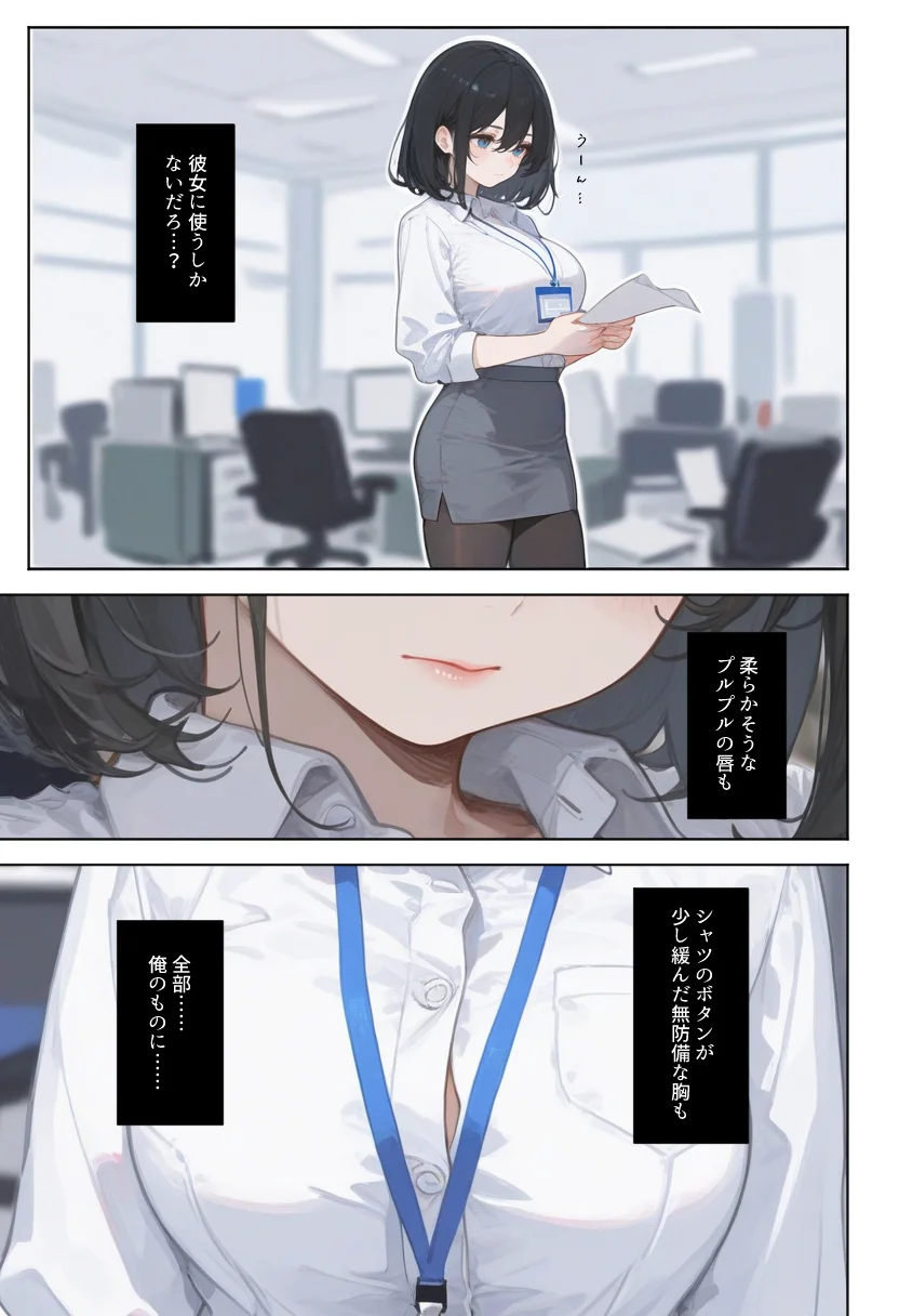 職場の巨乳OLを催●で調教して性処理道具にする話 羞恥・制服・OL サンプル5ページ目（種まき工房）