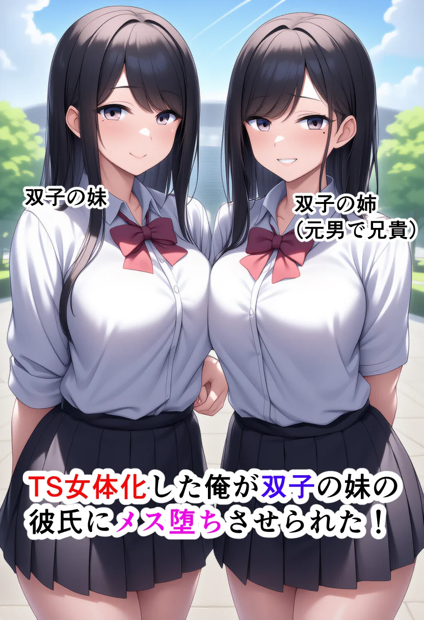 TS女体化した俺が双子の妹の彼氏にメス墜ちさせられた！ 制服・性転換・女体化・巨乳 サンプル1ページ目（イッキ）