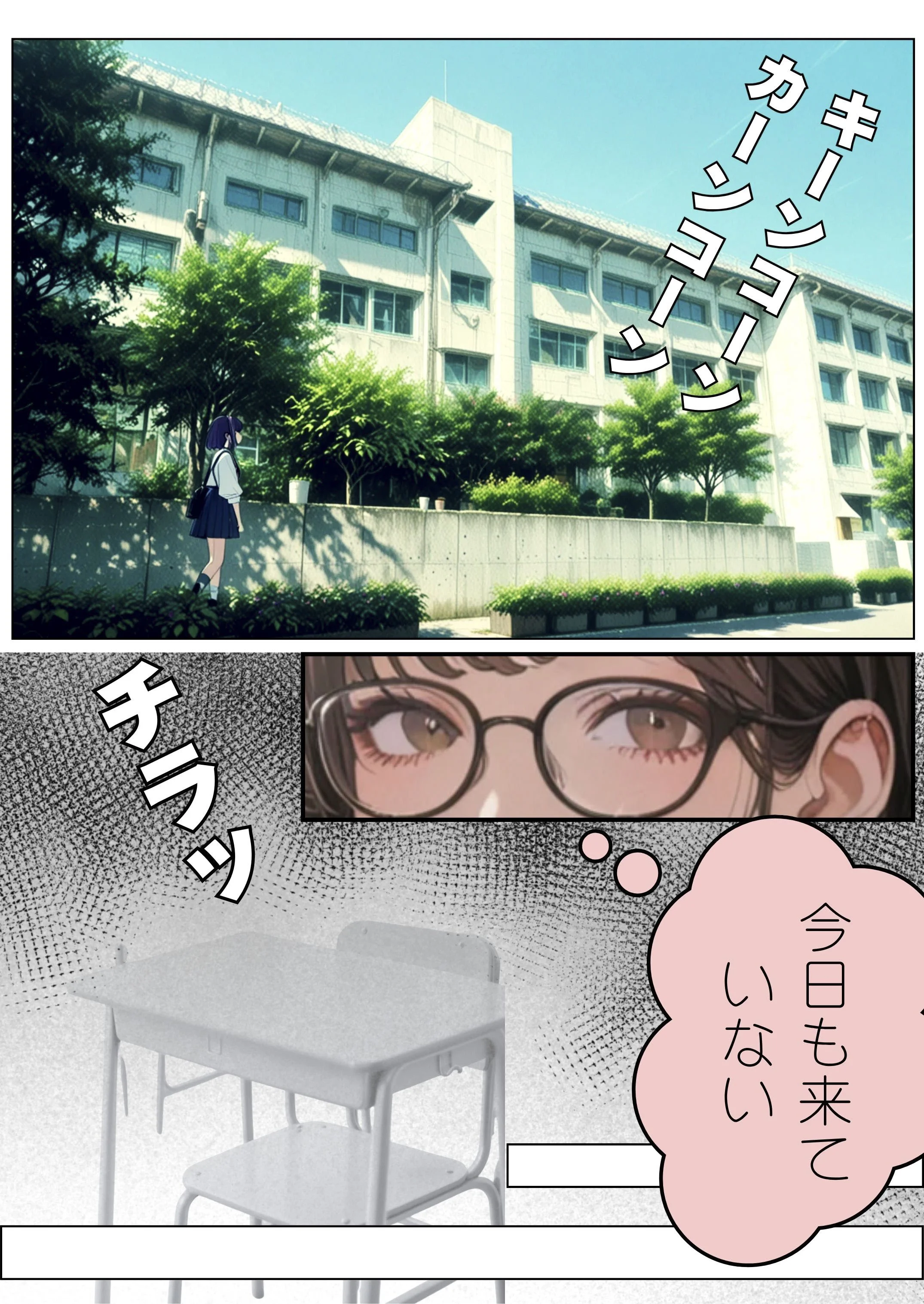 引きこもり少年と無表情な女教師 女教師・めがね・学生 サンプル3ページ目（だれもが）
