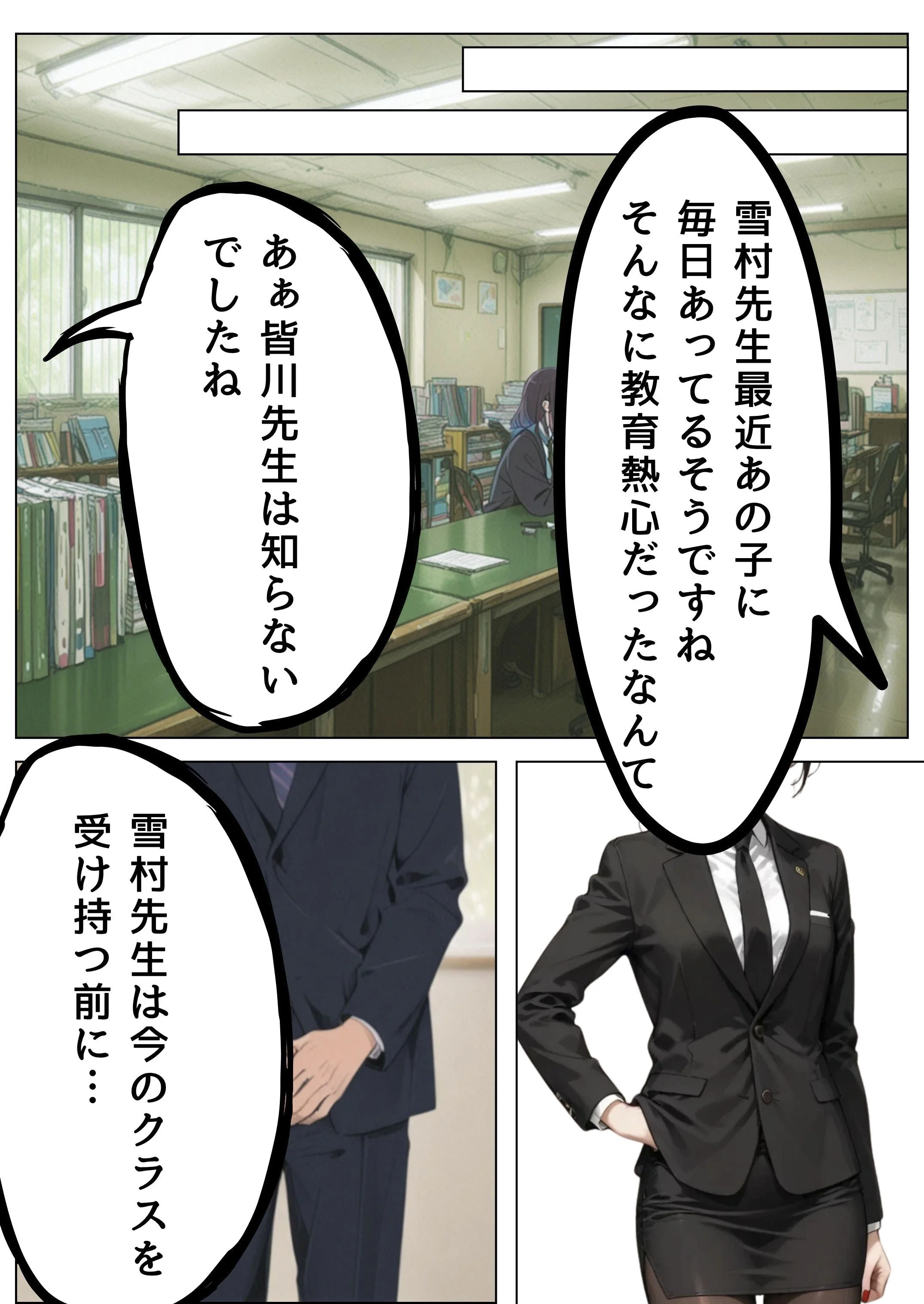 引きこもり少年と無表情な女教師 女教師・めがね・学生 サンプル19ページ目（だれもが）