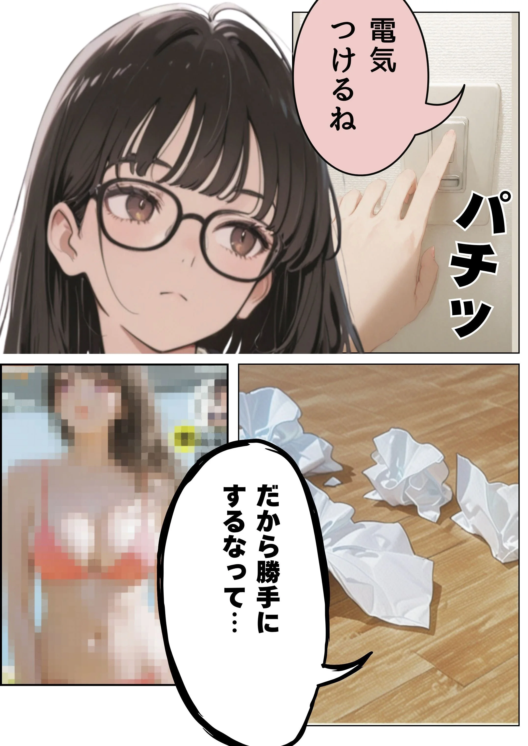 引きこもり少年と無表情な女教師 女教師・めがね・学生 サンプル24ページ目（だれもが）