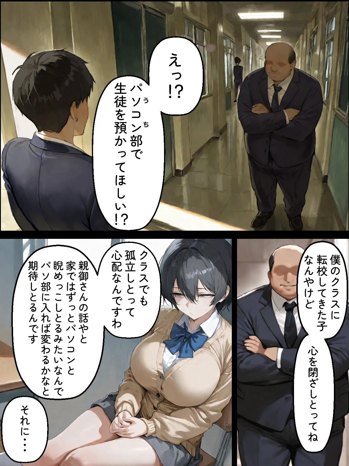NTR漫画5作品300P総集編！パソコン部、幼馴染、新卒ちゃん、バスケ女子、リフレ嬢 幼なじみ・寝取り・寝取られ・NTR・鬱 サンプル17ページ目（迂路沢）