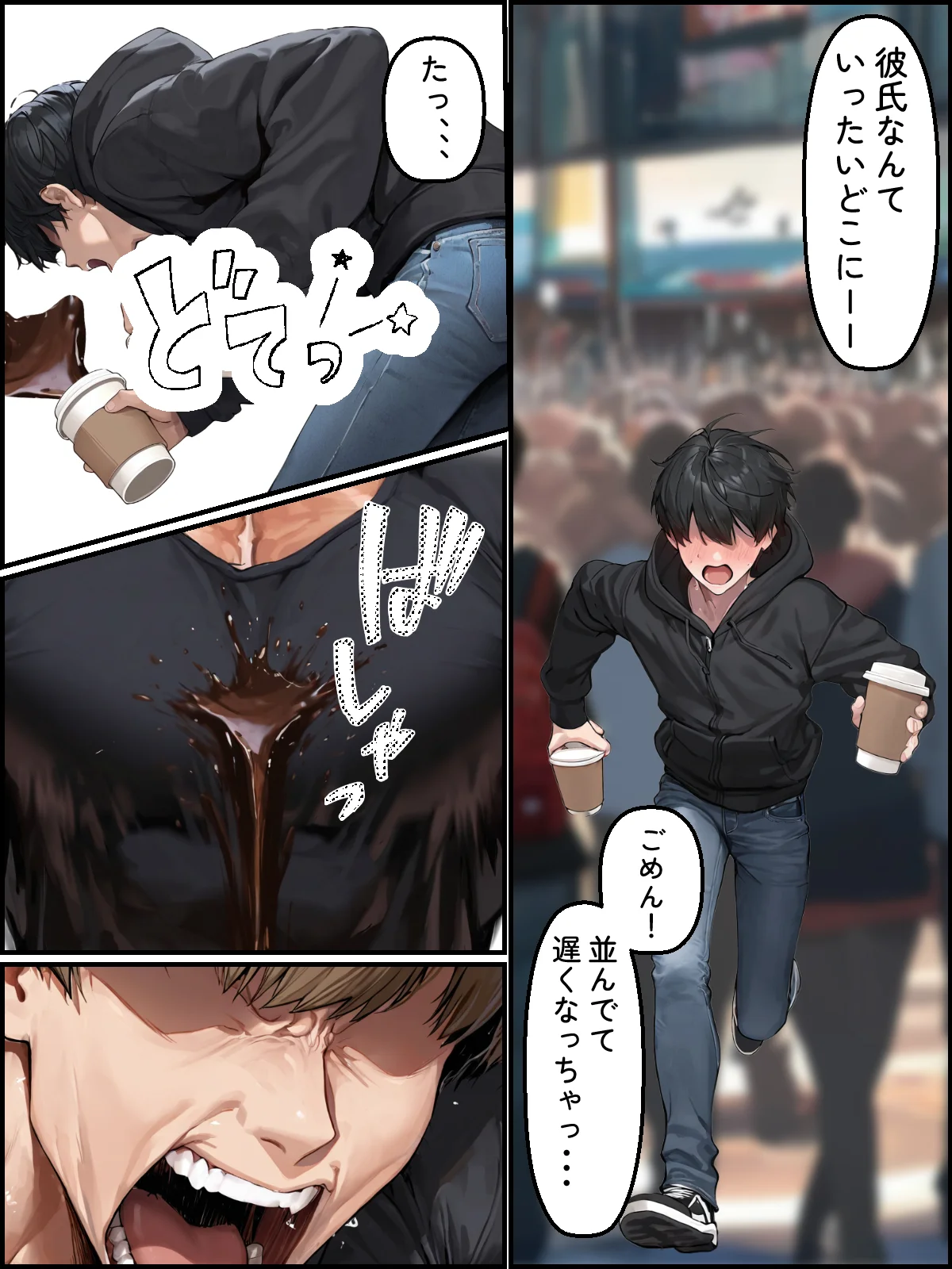 NTR漫画5作品300P総集編！パソコン部、幼馴染、新卒ちゃん、バスケ女子、リフレ嬢 幼なじみ・寝取り・寝取られ・NTR・鬱 サンプル18ページ目（迂路沢）