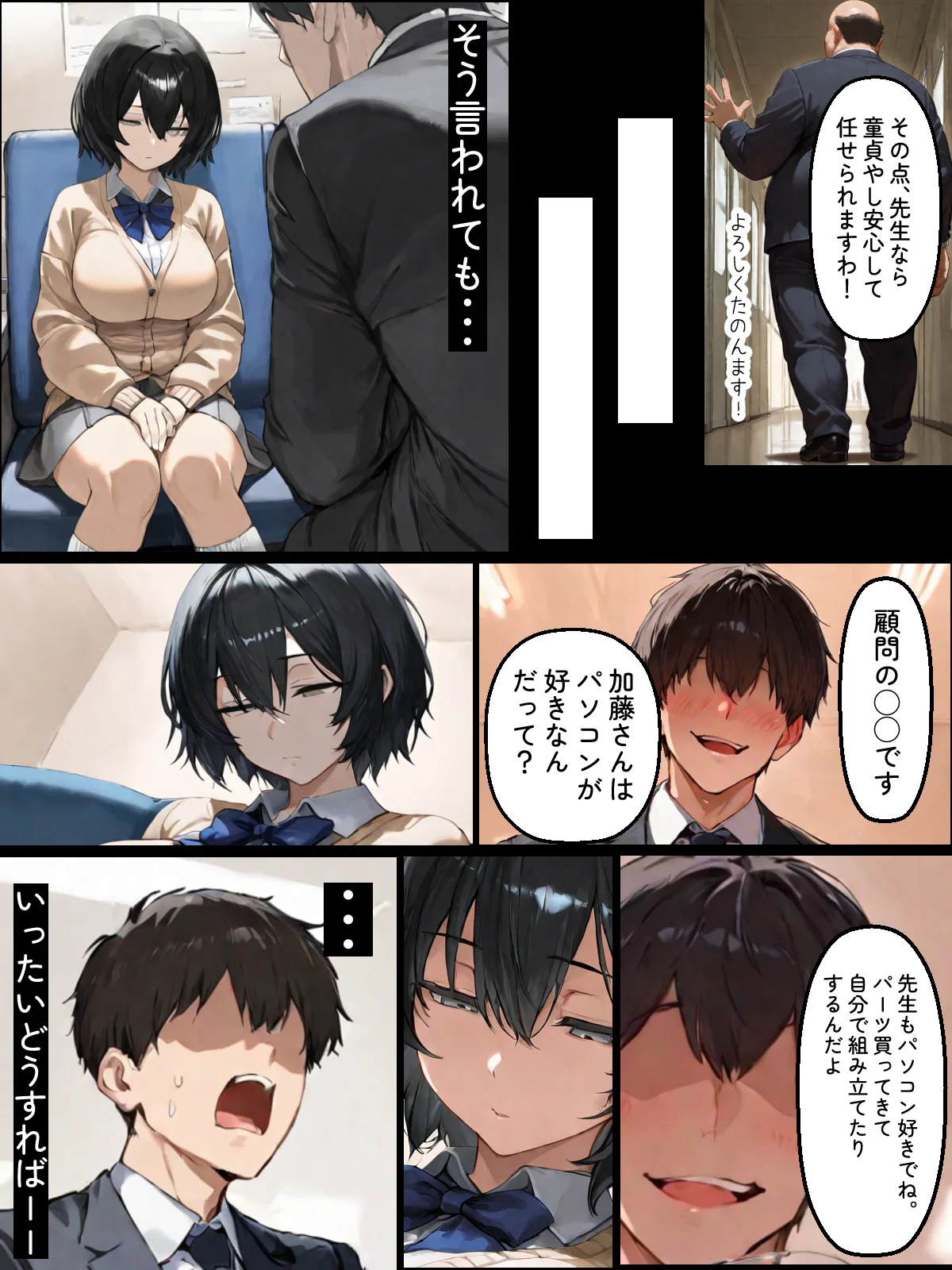 NTR漫画5作品300P総集編！パソコン部、幼馴染、新卒ちゃん、バスケ女子、リフレ嬢 幼なじみ・寝取り・寝取られ・NTR・鬱 サンプル27ページ目（迂路沢）