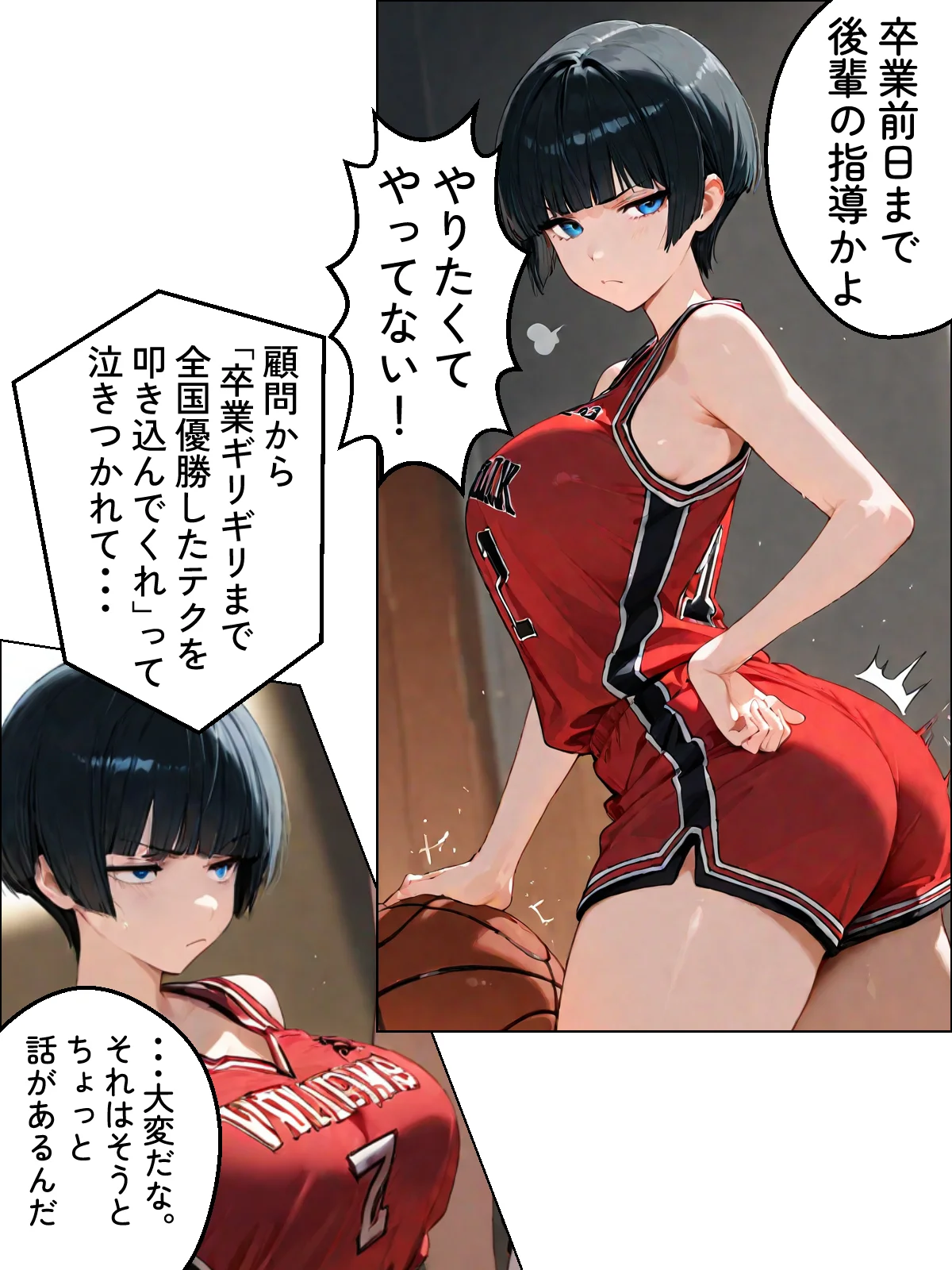 NTR漫画5作品300P総集編！パソコン部、幼馴染、新卒ちゃん、バスケ女子、リフレ嬢 幼なじみ・寝取り・寝取られ・NTR・鬱 サンプル30ページ目（迂路沢）