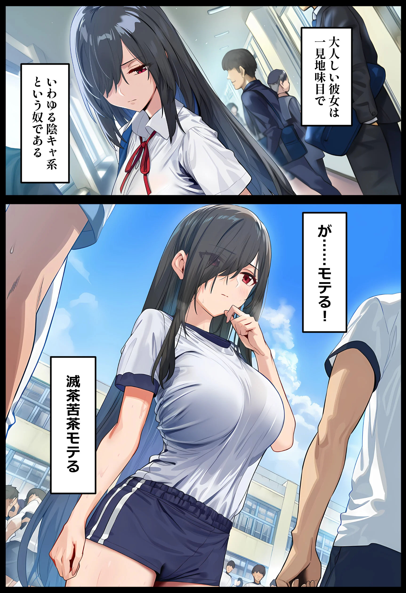 甘えていいですか？朝比奈さん！〜クラスのモテモテ女子が俺にひたすら惚れている話〜 制服・処女・巨乳 サンプル6ページ目（伊東ふぉん）