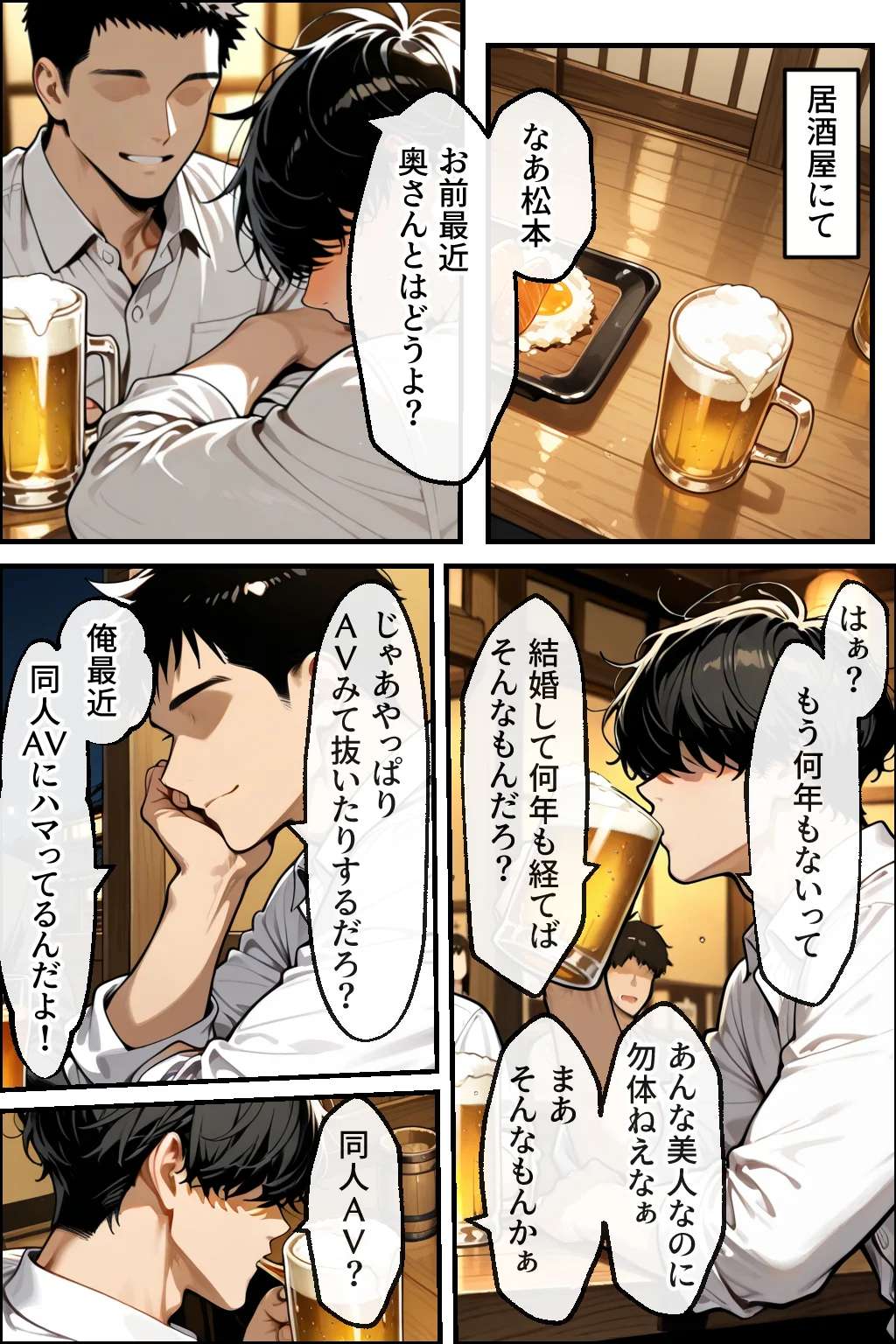 知らぬ間に同人AVに出演していた妻に、上書きセックスしてわからせた話 辱め・人妻・主婦・巨乳 サンプル3ページ目（性欲解放戦線）