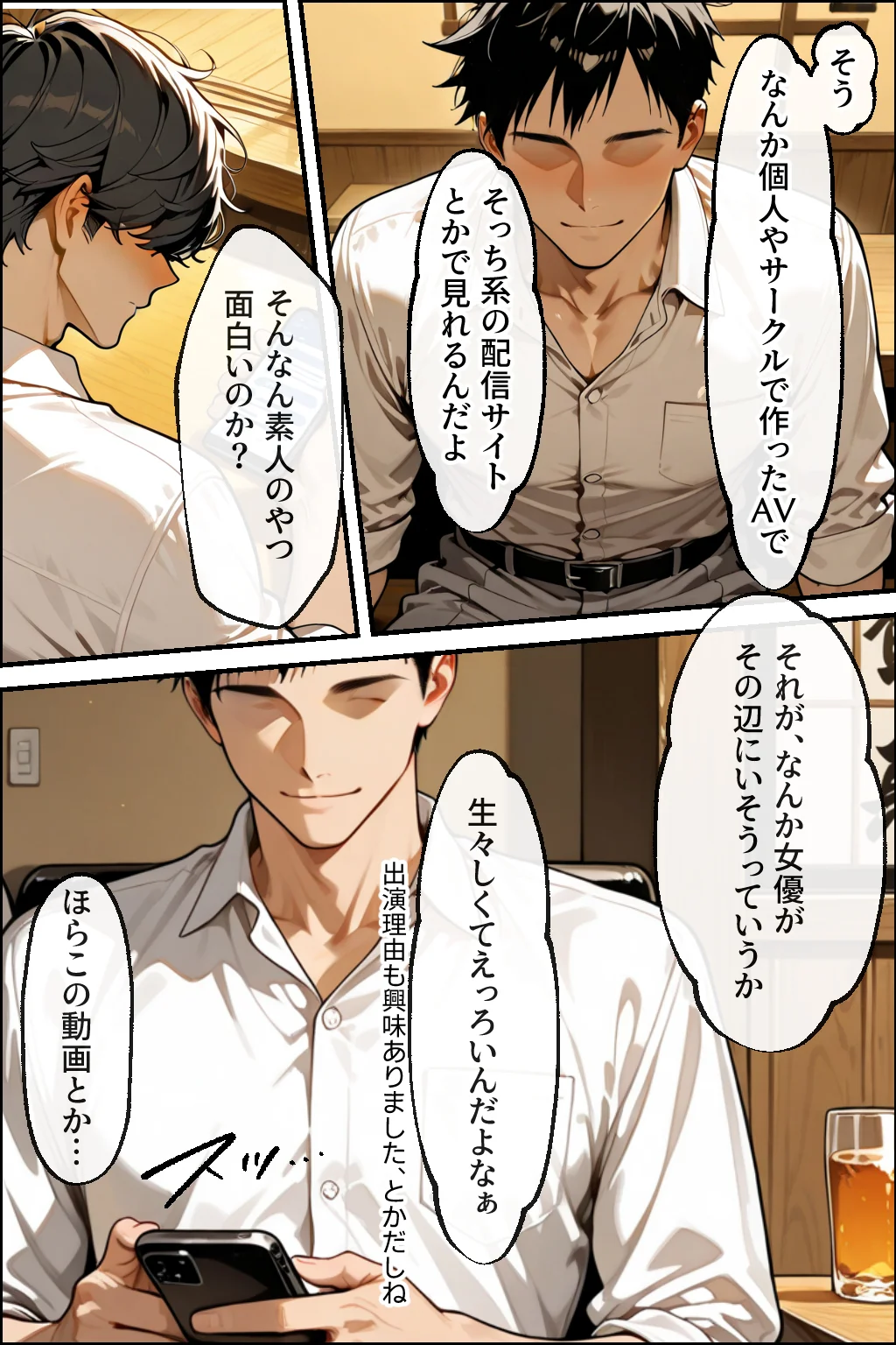 知らぬ間に同人AVに出演していた妻に、上書きセックスしてわからせた話 辱め・人妻・主婦・巨乳 サンプル4ページ目（性欲解放戦線）