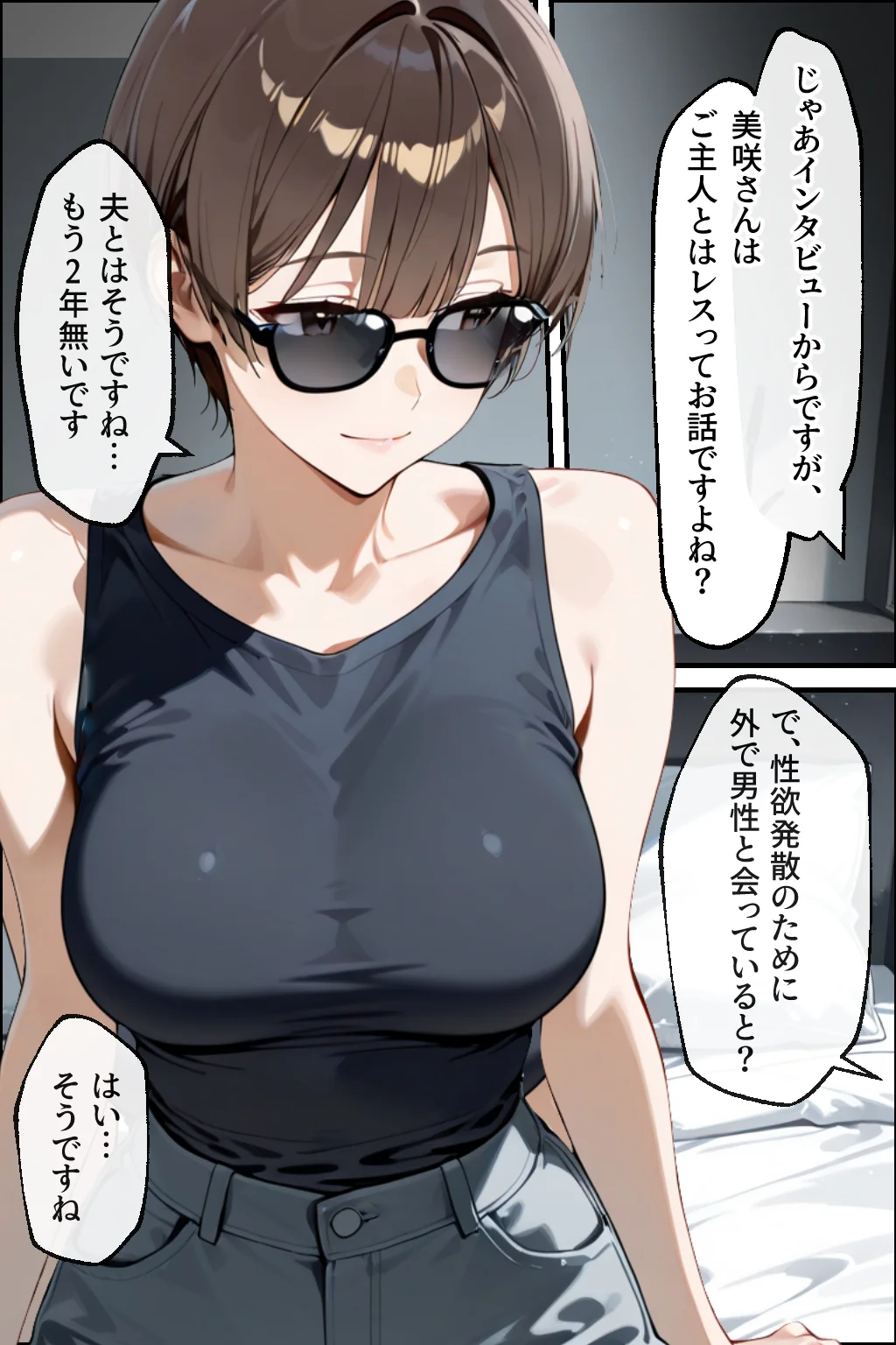 知らぬ間に同人AVに出演していた妻に、上書きセックスしてわからせた話 辱め・人妻・主婦・巨乳 サンプル11ページ目（性欲解放戦線）