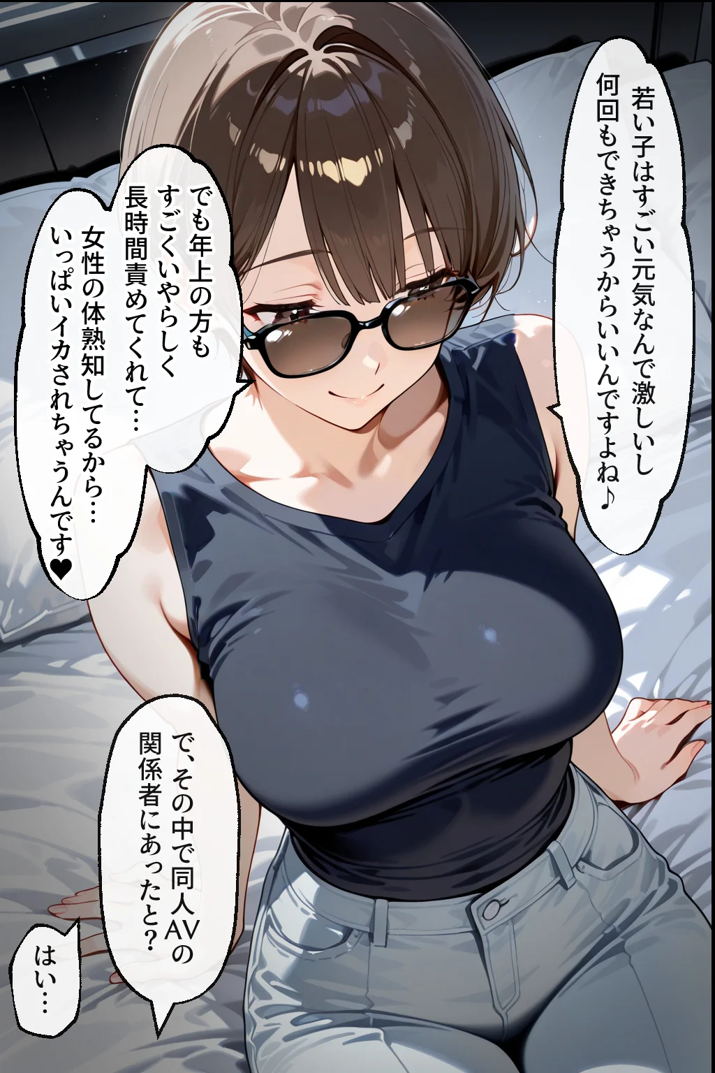 知らぬ間に同人AVに出演していた妻に、上書きセックスしてわからせた話 辱め・人妻・主婦・巨乳 サンプル14ページ目（性欲解放戦線）