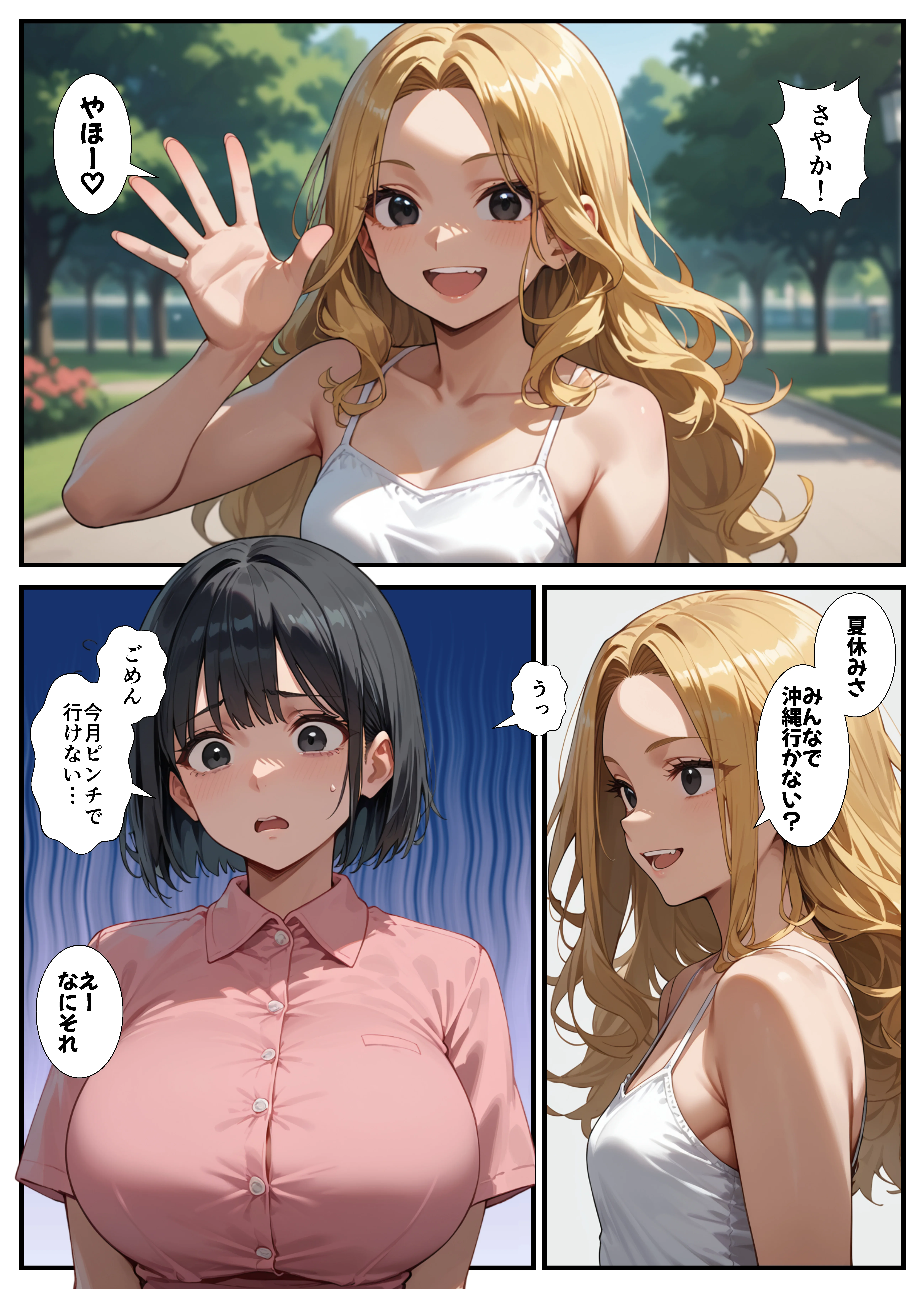 闇バイトでAVに出演したら人生終了した話 処女・巨乳・中出し サンプル3ページ目（ピココミック）