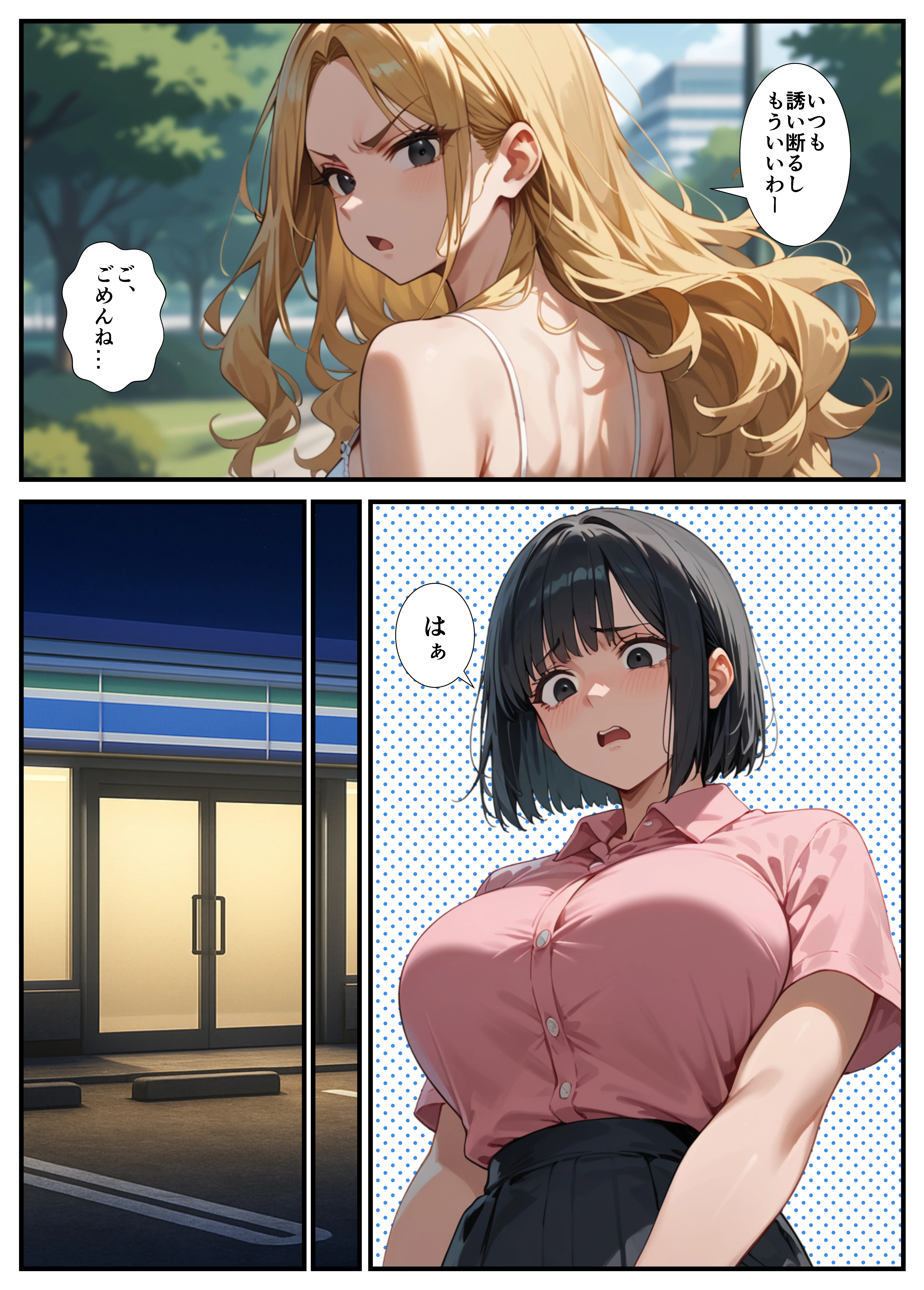 闇バイトでAVに出演したら人生終了した話 処女・巨乳・中出し サンプル4ページ目（ピココミック）