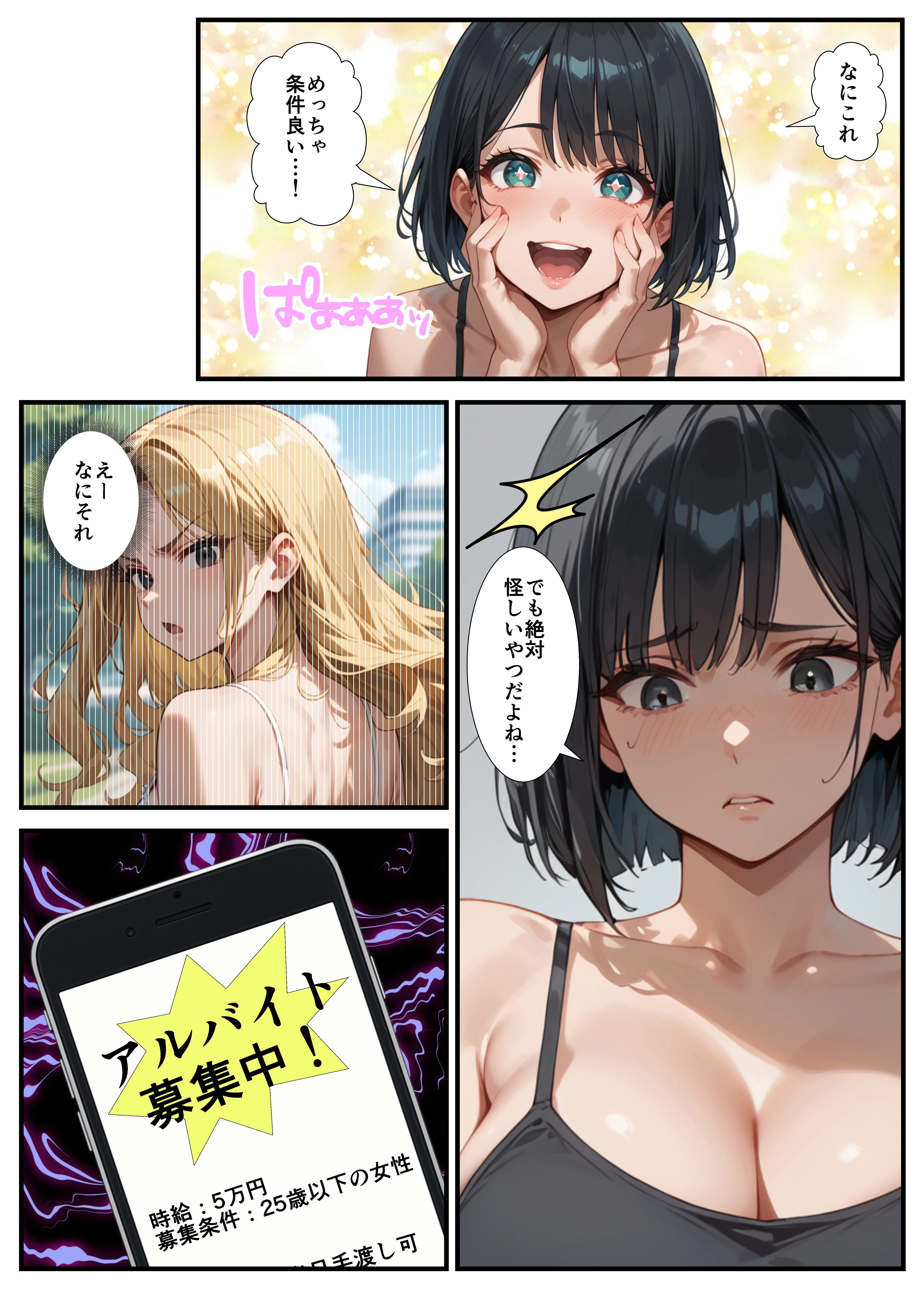 闇バイトでAVに出演したら人生終了した話 処女・巨乳・中出し サンプル8ページ目（ピココミック）