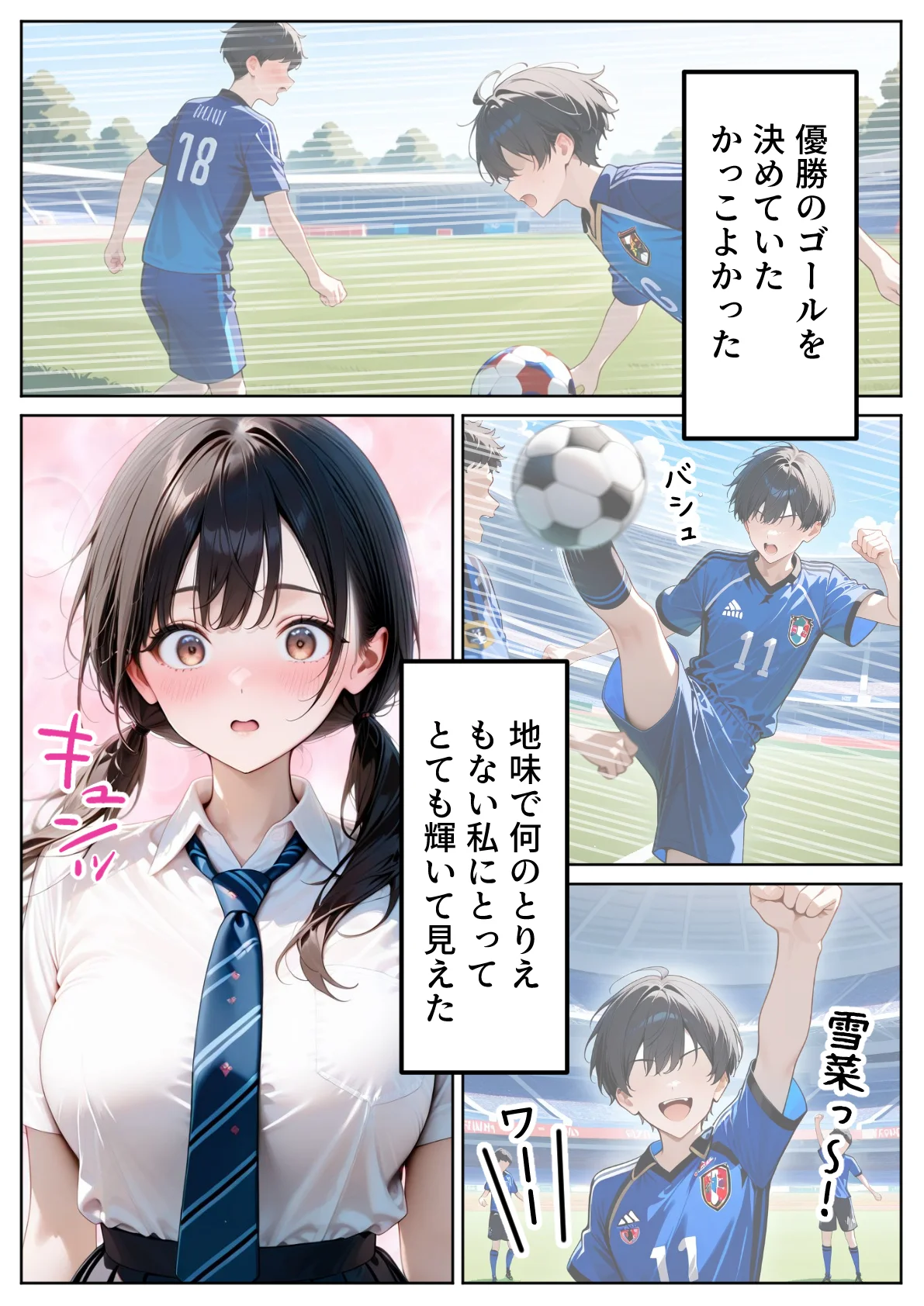 クズ教師に寝取られた巨乳J◯ 〜完堕ちセックス〜 NTR・寝取られ・キス・フェラ サンプル6ページ目(ぱにぱに)