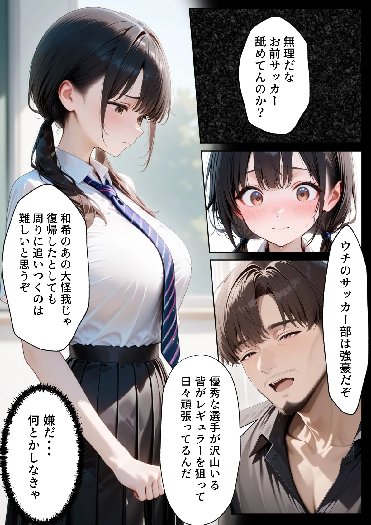 クズ教師に寝取られた巨乳J◯ 〜完堕ちセックス〜 NTR・寝取られ・キス・フェラ サンプル11ページ目(ぱにぱに)