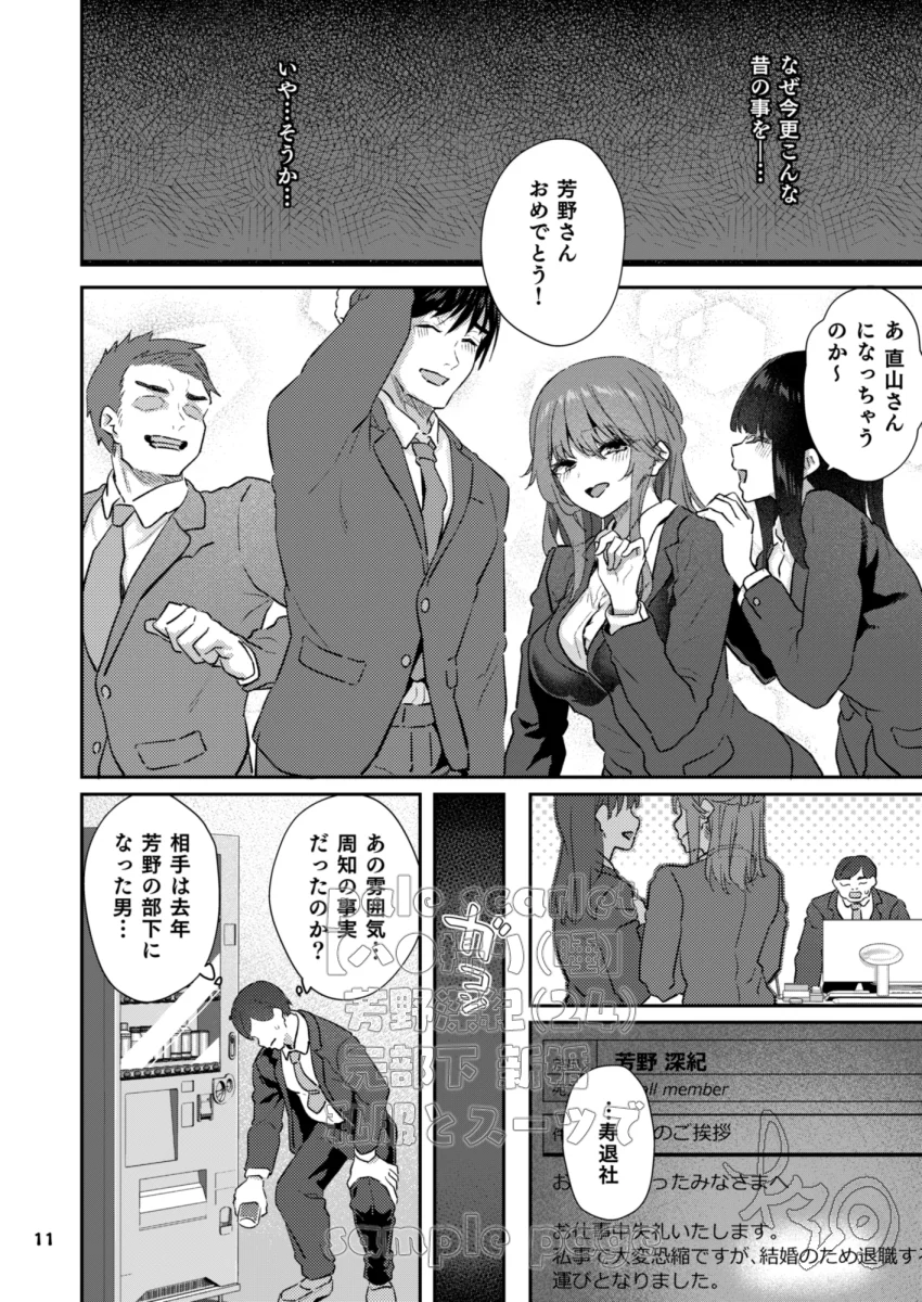 【ハメ撮り（睡】 芳野深紀（24） 元部下 新婚  私服とスーツで お姉さん・ハメ撮り・ランジェリー サンプル21ページ目(pale scarlet)