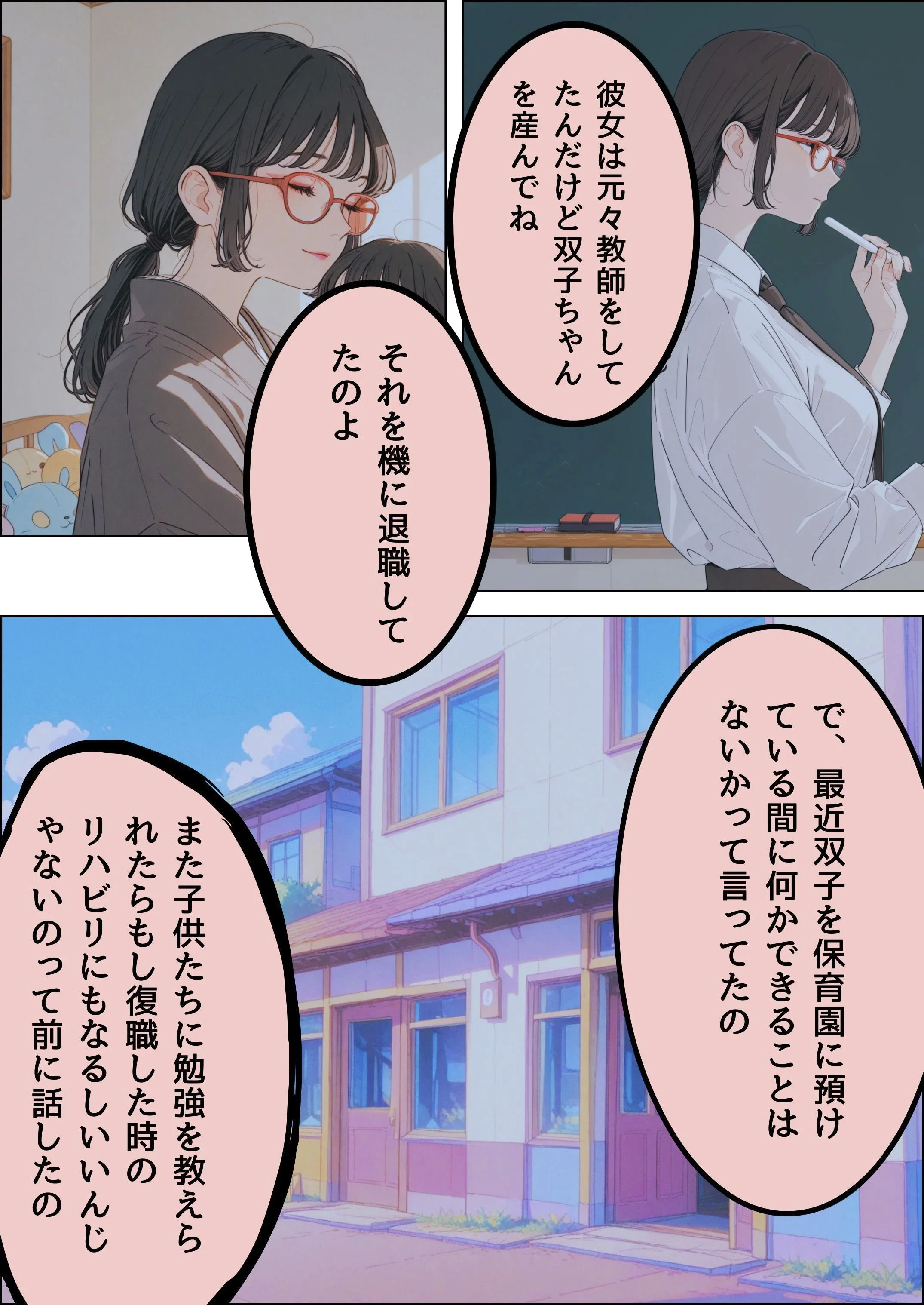 訳あって親戚の人妻に家庭教師してもらうことになった 熟女・女教師・人妻・主婦 サンプル3ページ目（だれもが）