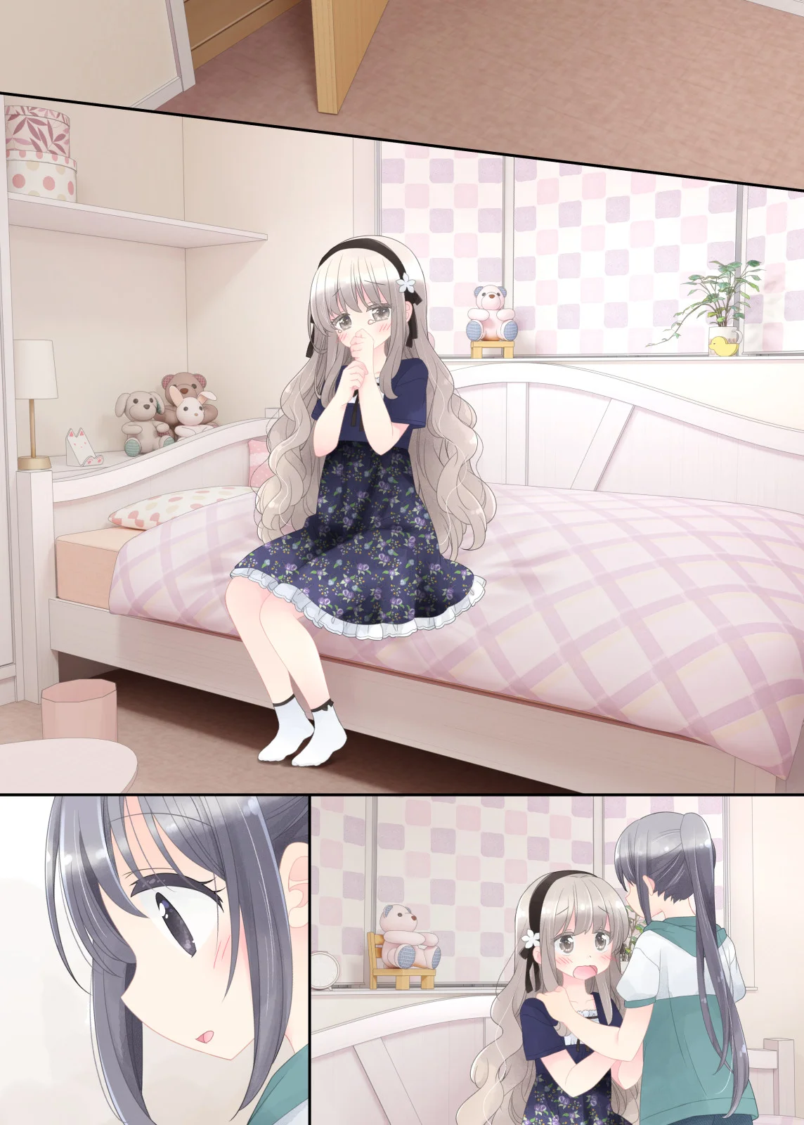 ヒミツのふたなり治療法 処女・ふたなり・幼なじみ サンプル19ページ目（空色にゃんにゃん）