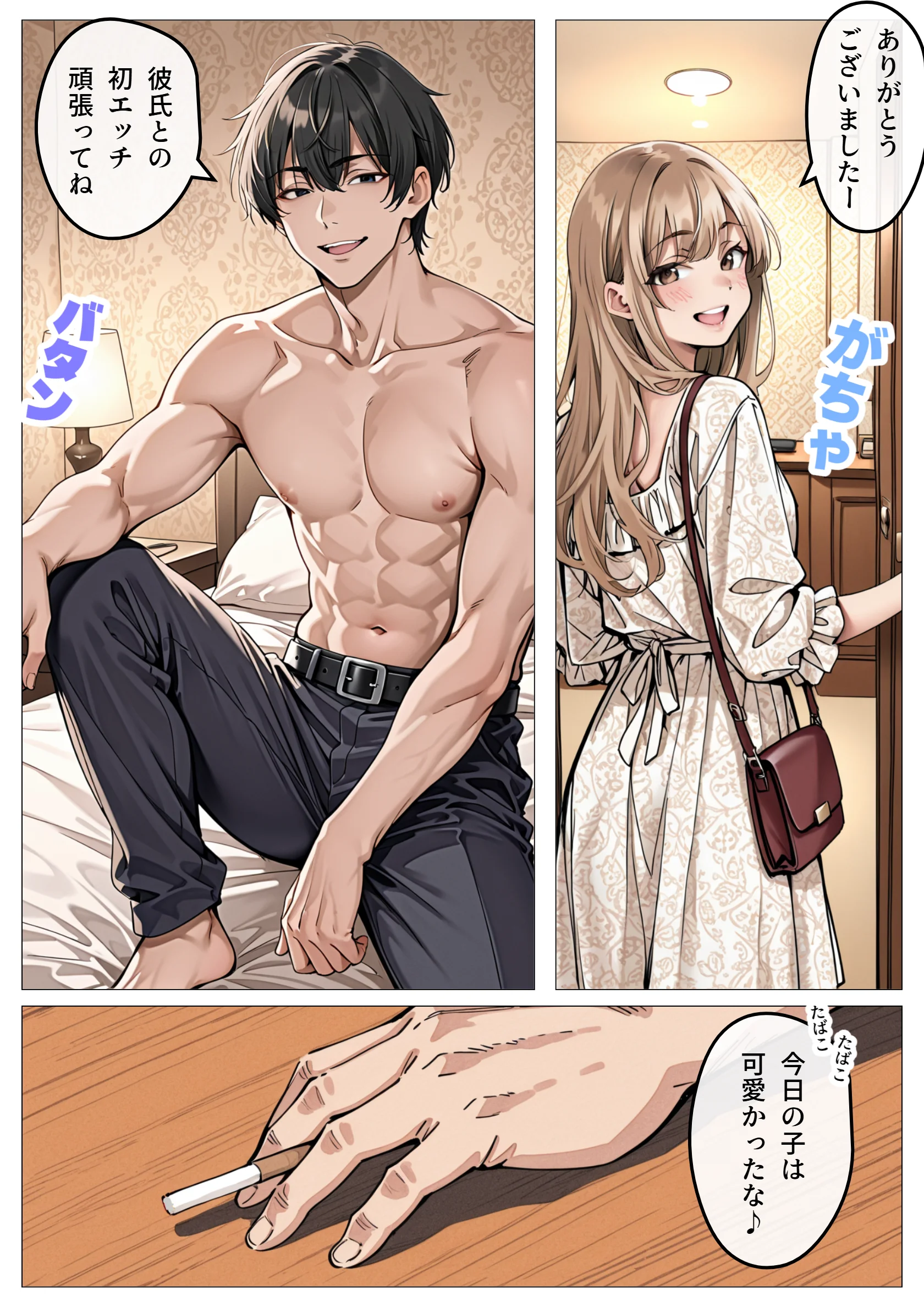 処女卒業サポート 処女・巨乳・ぽっちゃり サンプル1ページ目（ピココミック）