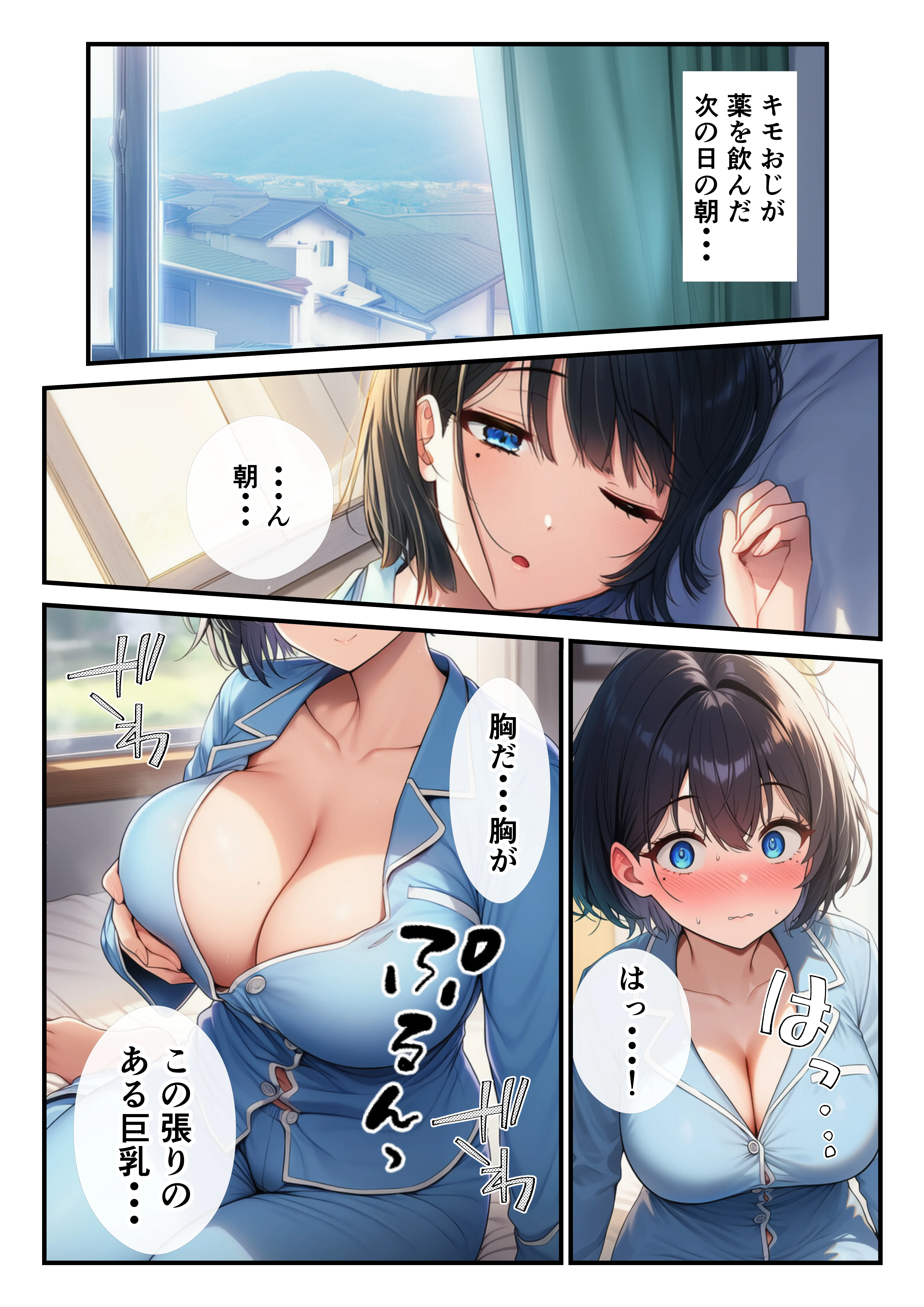 【TS女体化】入れ替わりセックス！キモおじさんのリベンジ！ 制服・性転換・女体化・学園もの サンプル5ページ目（イッキ）