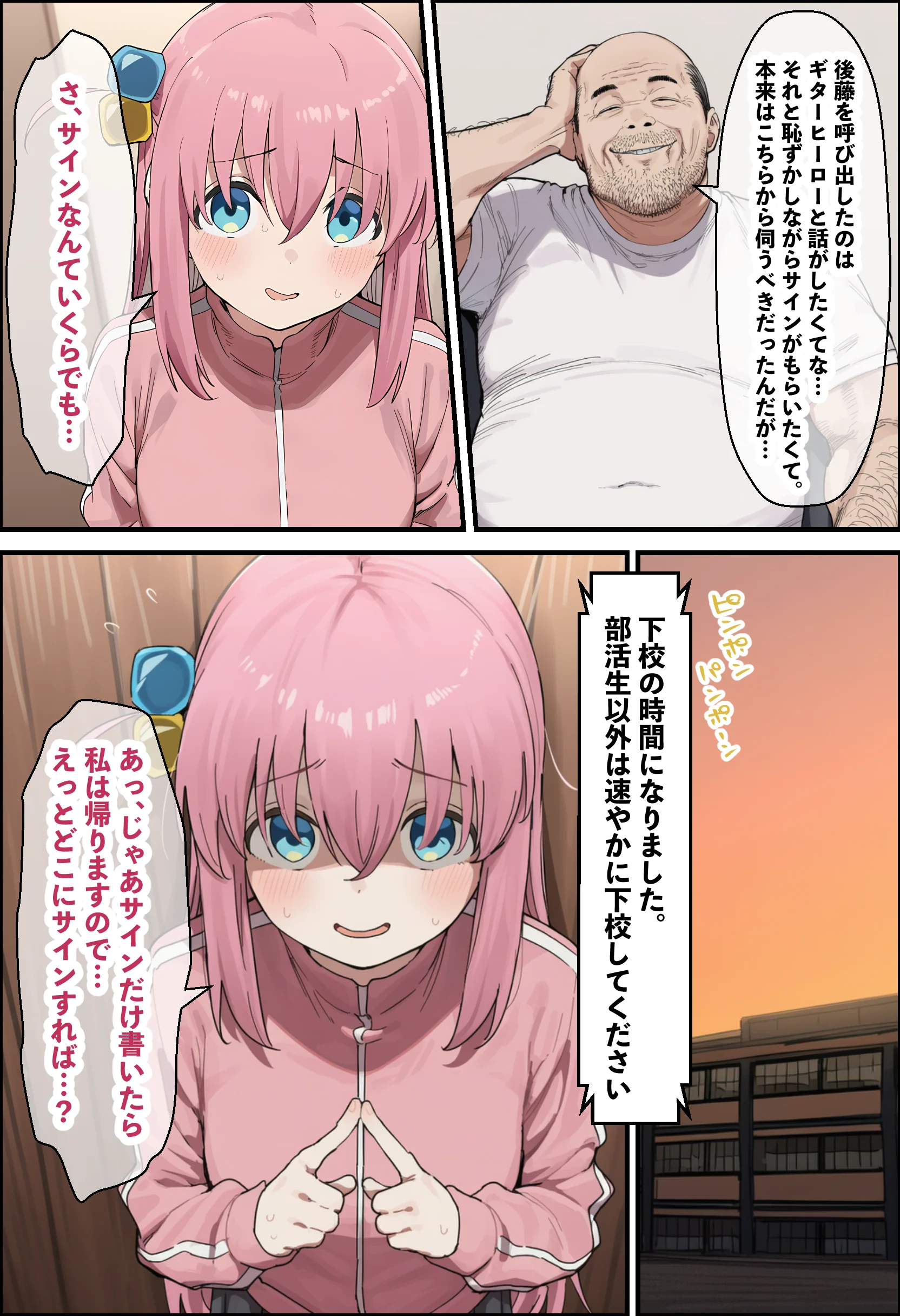 「ぼっち」な私が「奥さん」に！？「ひとり」が「夫婦」になるまで〜中年キモ教師との結婚・出産〜 ラブラブ・あまあま・妊娠・孕ませ・歳の差 サンプル12ページ目（美少女がキモ男に妊娠させられる♡）