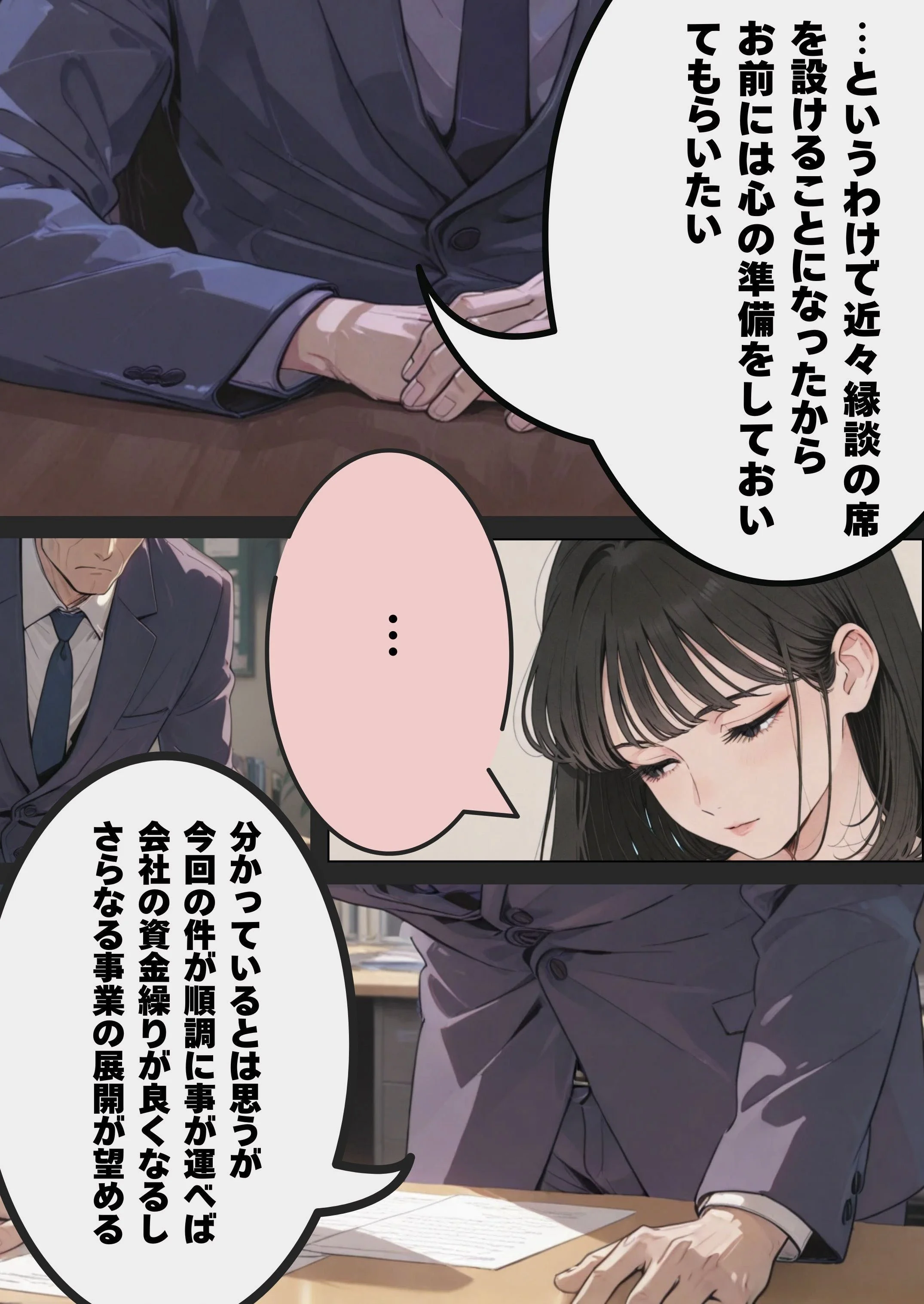 政略結婚によって好きでもない人と仕方なく暮らすことになった お嬢様・令嬢・退廃・背徳・インモラル・女性視点 サンプル2ページ目（だれもが）