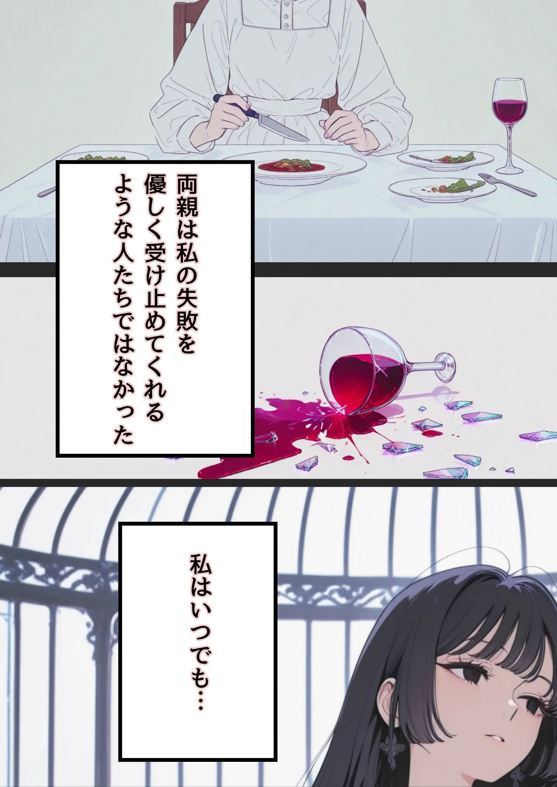 政略結婚によって好きでもない人と仕方なく暮らすことになった お嬢様・令嬢・退廃・背徳・インモラル・女性視点 サンプル4ページ目（だれもが）